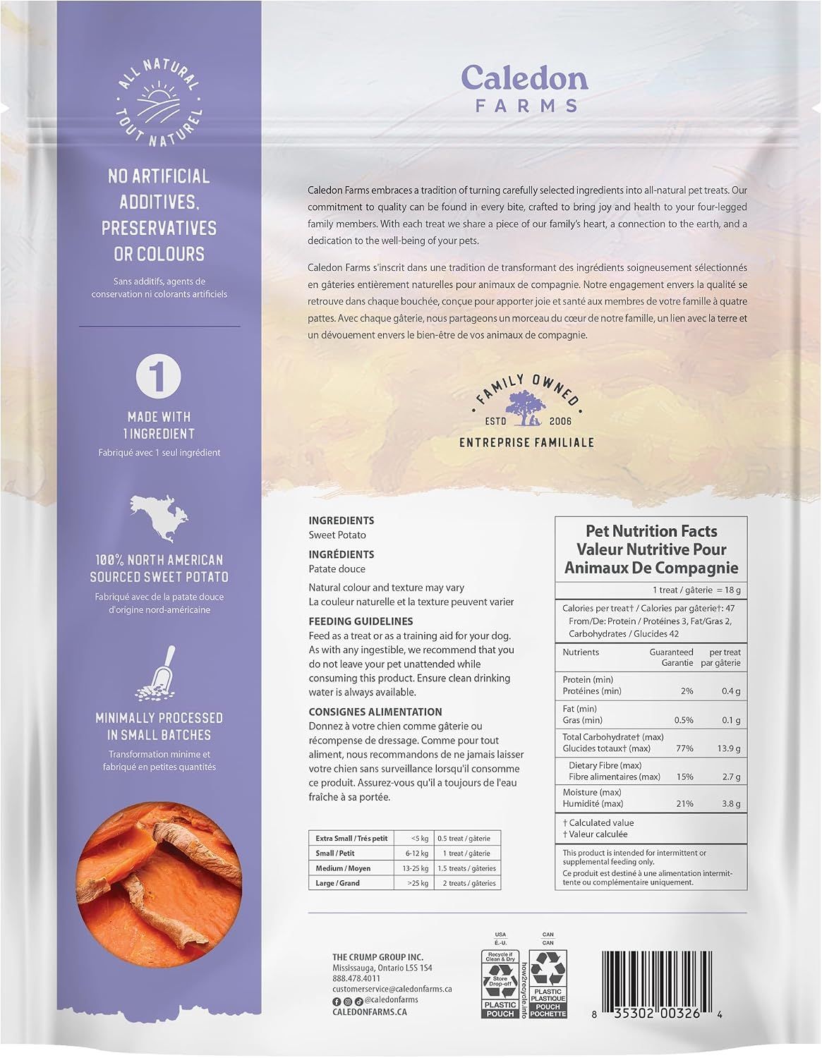Provides comprehensive product information including ingredients, nutritional content, feeding instructions, and brand values to inform purchase decisions and proper usage.