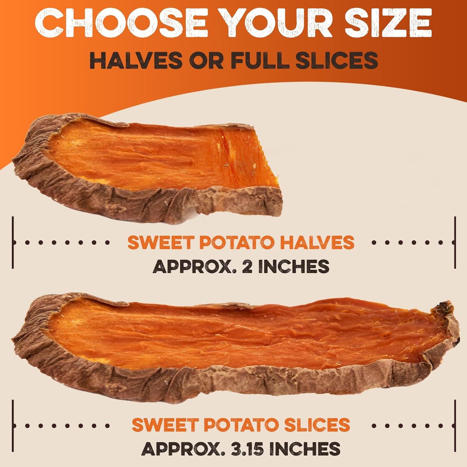 Helps customers choose between two product size options by showing the physical difference and dimensions of halves versus full slices. Provides exact size measurements for each product variant to…