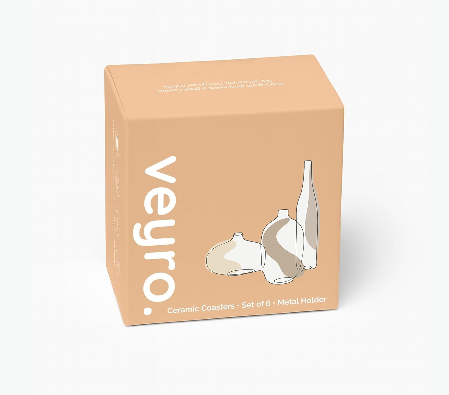 Showcases the Veyro branded gift-ready packaging to communicate brand identity and premium presentation value.