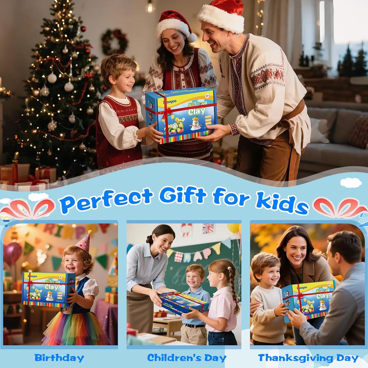 Positions the product as a perfect gift for multiple holidays and occasions to drive seasonal and gifting purchases.
