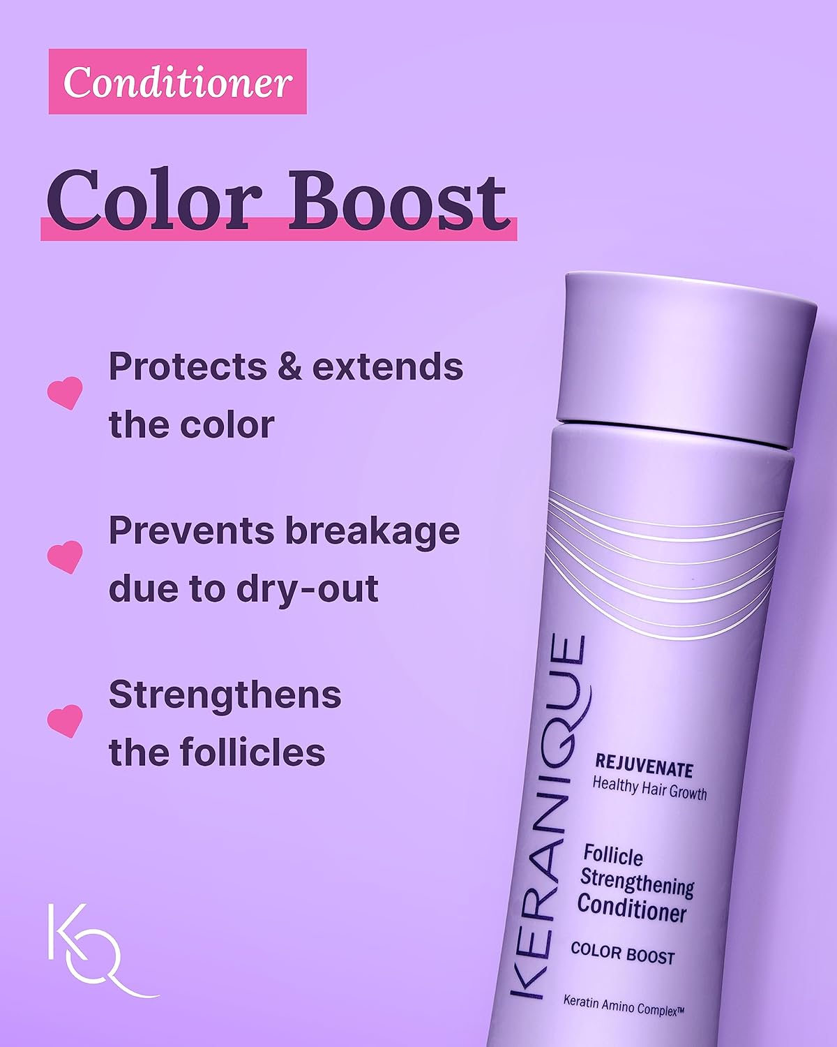 Infographics for Amazon.com : Keranique Color Treated Shampoo and Conditioner Set with Hair Thickening…