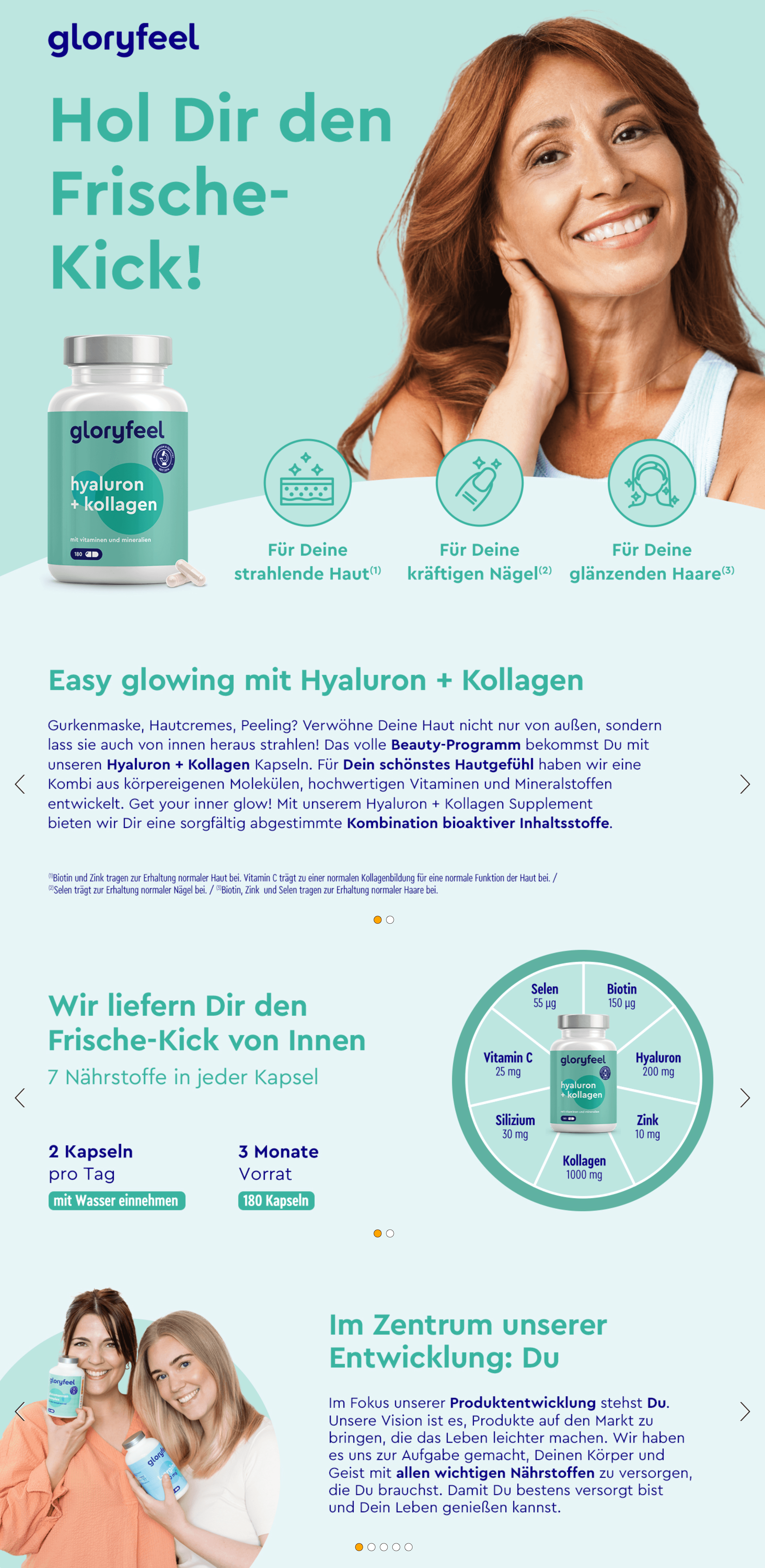 Hyaluronsäure Kollagen Komplex: A+ Premium