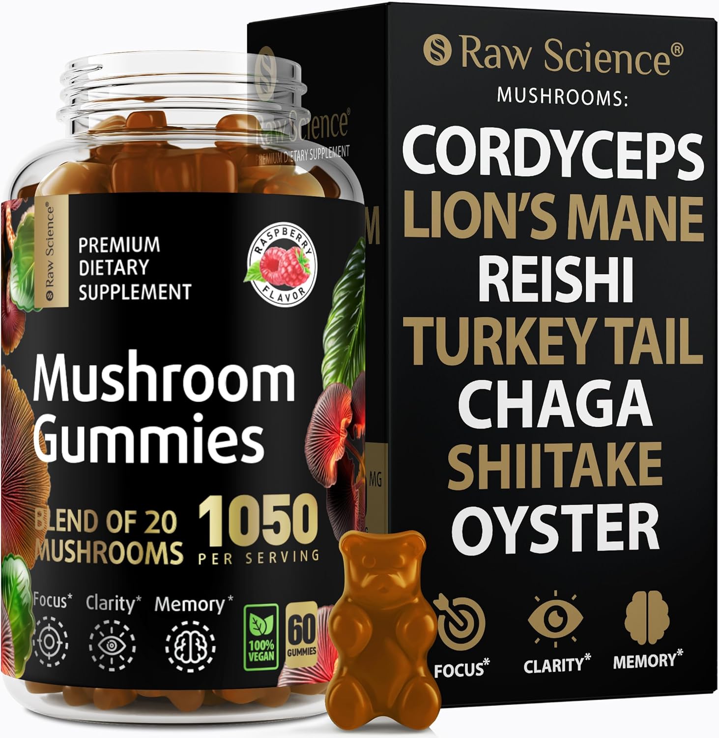 Amazon.com: Mushrooms Complex Gummies with Lions Mane: Infographics