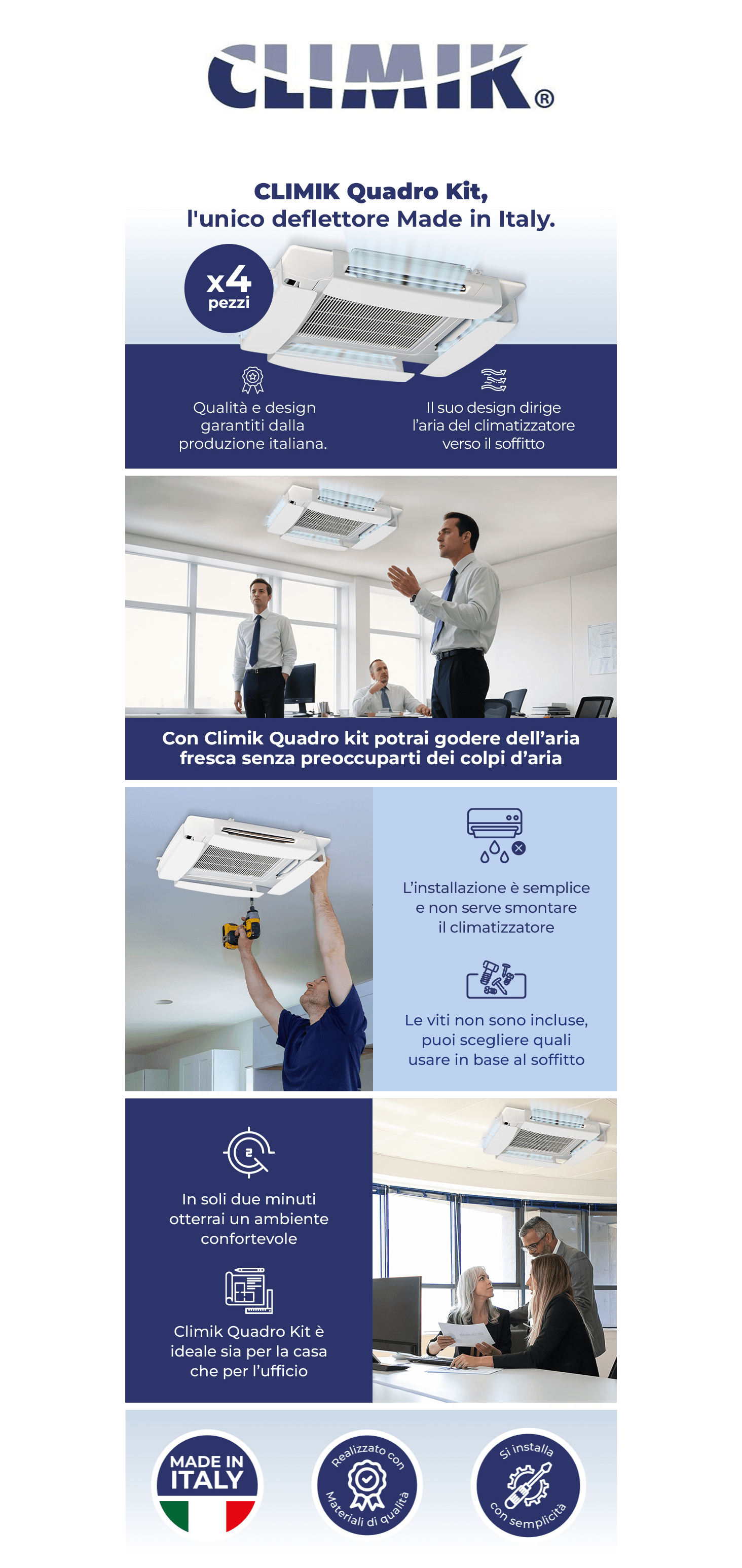 CLIMIK QUADRO: A+ Premium