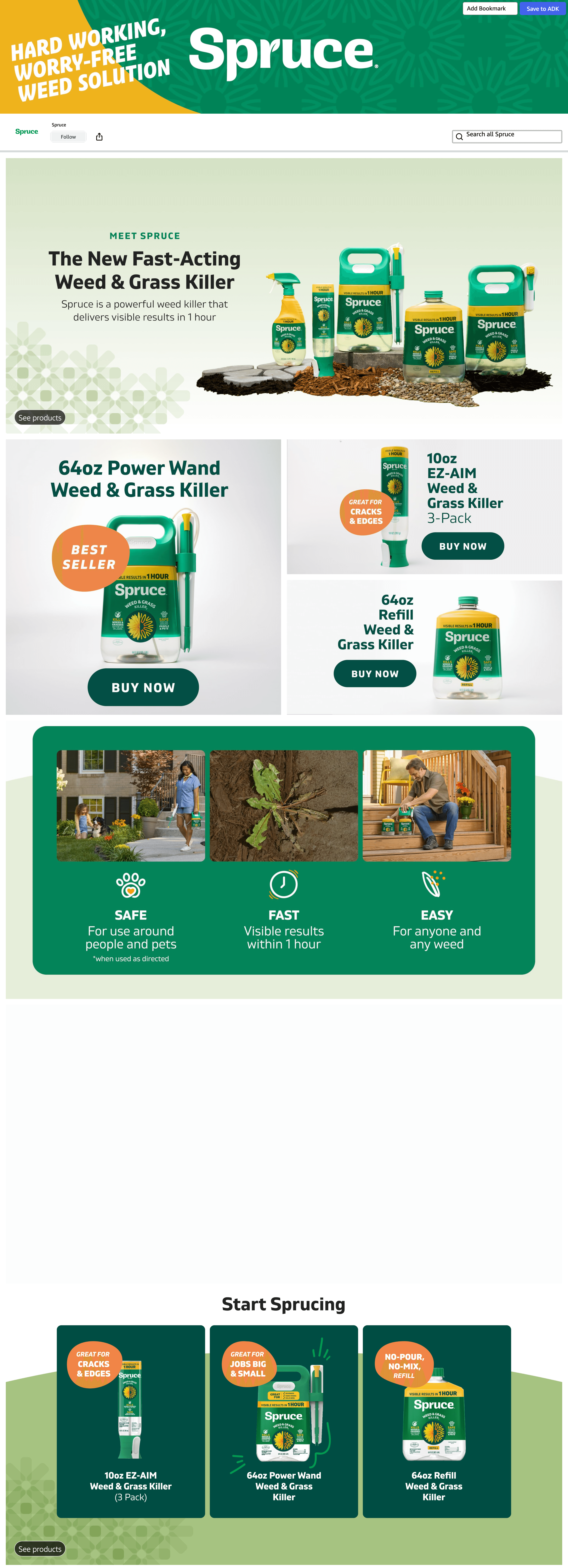 Amazon.com: Spruce: Storefront