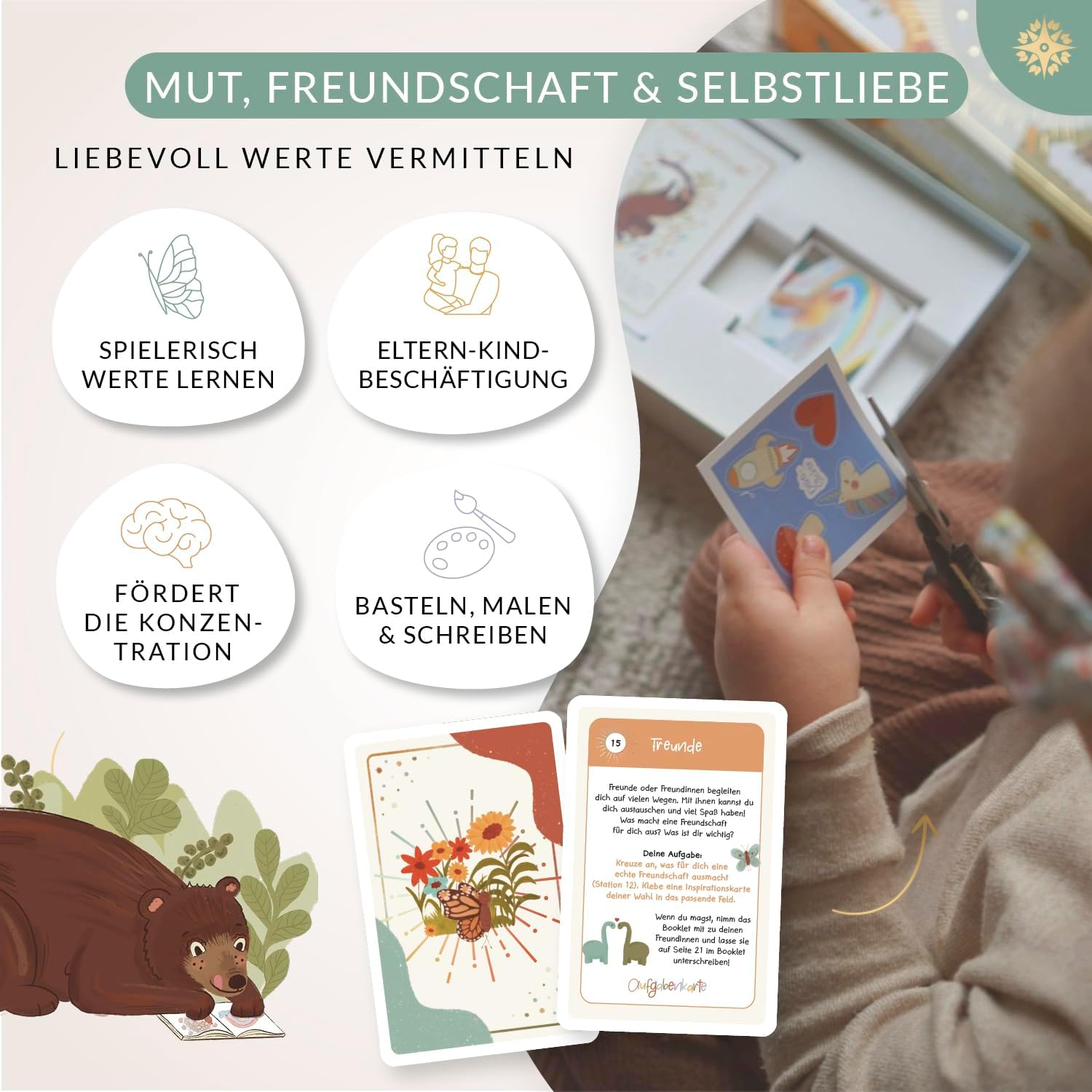 Infographics for Amazon.de: LEBENSKOMPASS Träumerle Board für Kinder