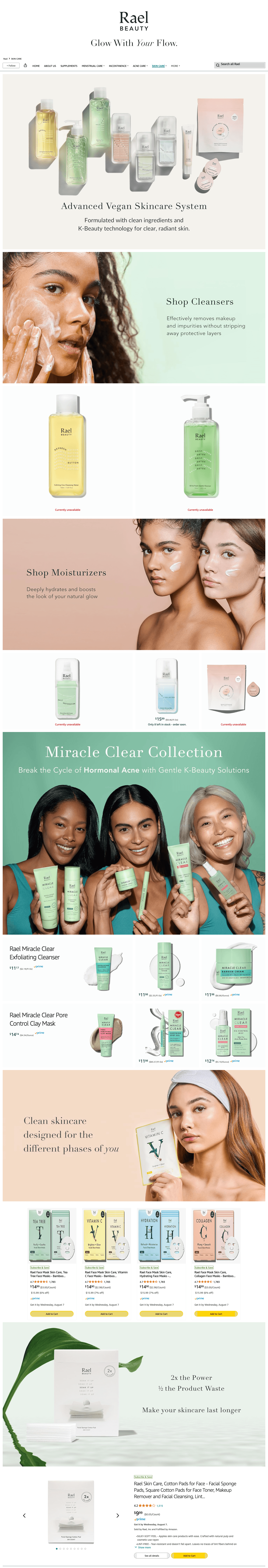 Amazon.com: Rael: SKIN CARE: Storefront