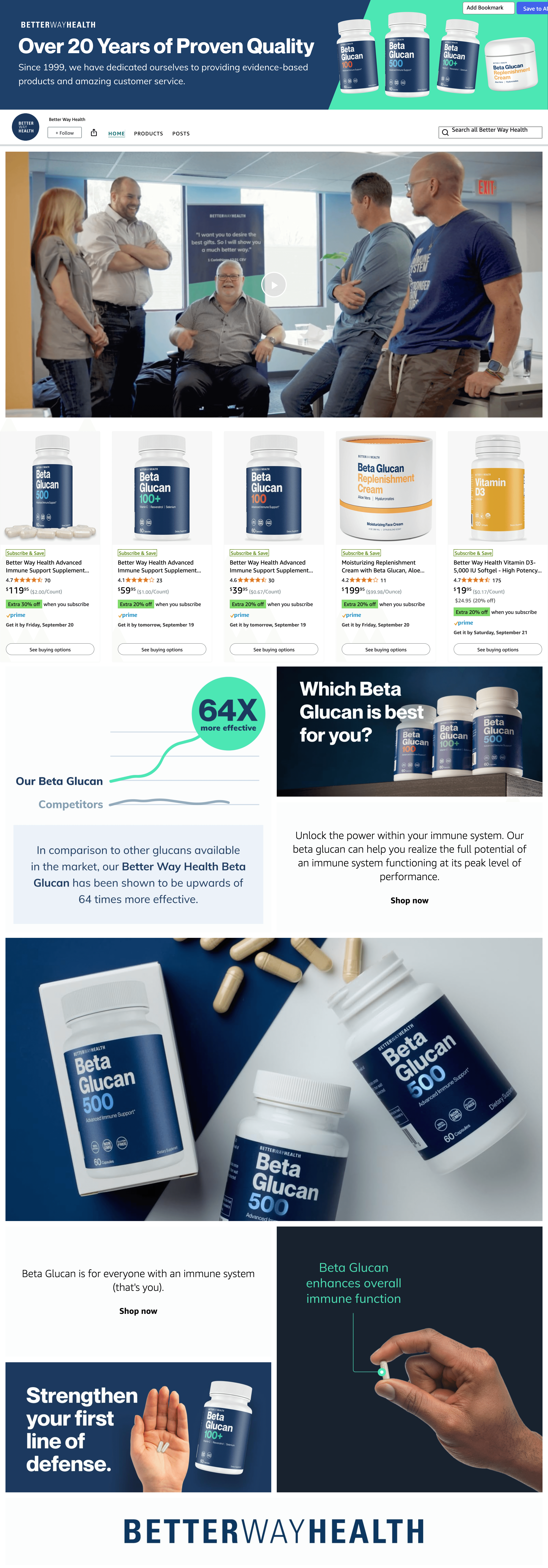 Amazon.com: Better Way Health: Storefront