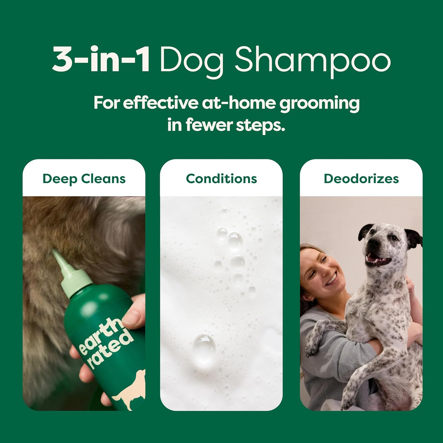Amazon.com: Earth Rated Coat-Specific 3-in-1 Double-Coated Dog & Puppy Shampoo: Infographics