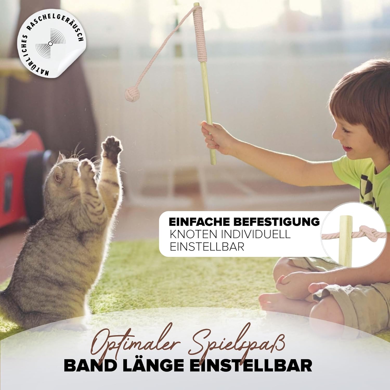 Petriumph® Katzenspielzeug Angel: Infographics