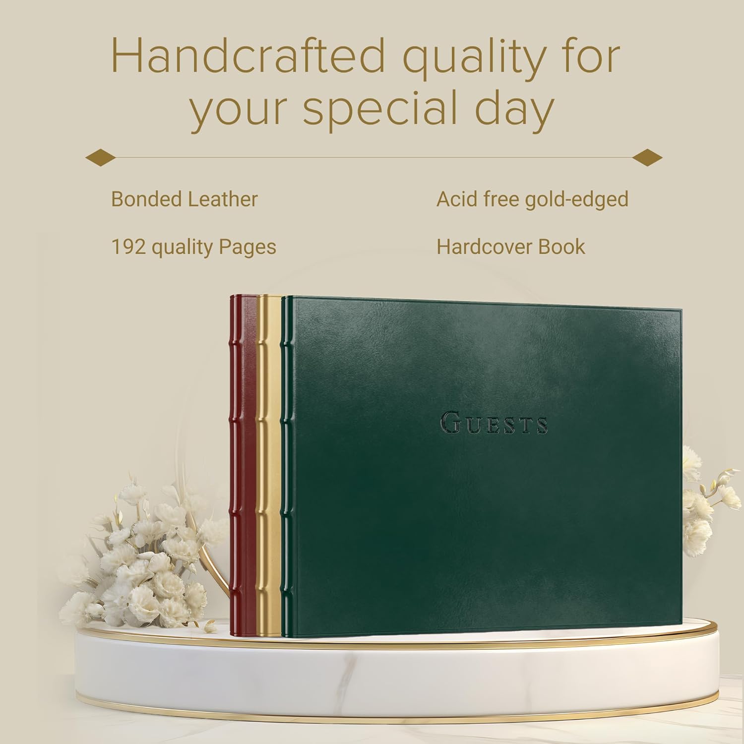 Amazon.com: Gallery Leather Guest Book Wedding: Infographics