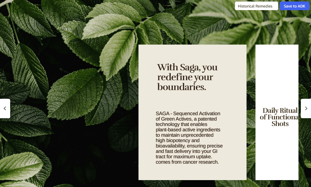 Amazon.com: SAGA Organic Sleep Shots: Brand Stories