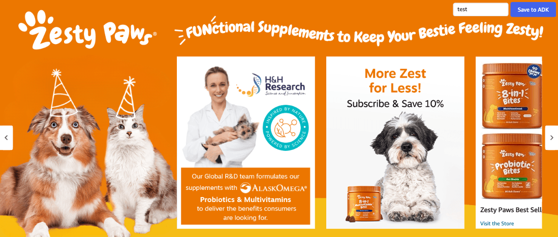 Amazon.com: Zesty Paws Multivitamin Treats for Dogs: Brand Stories