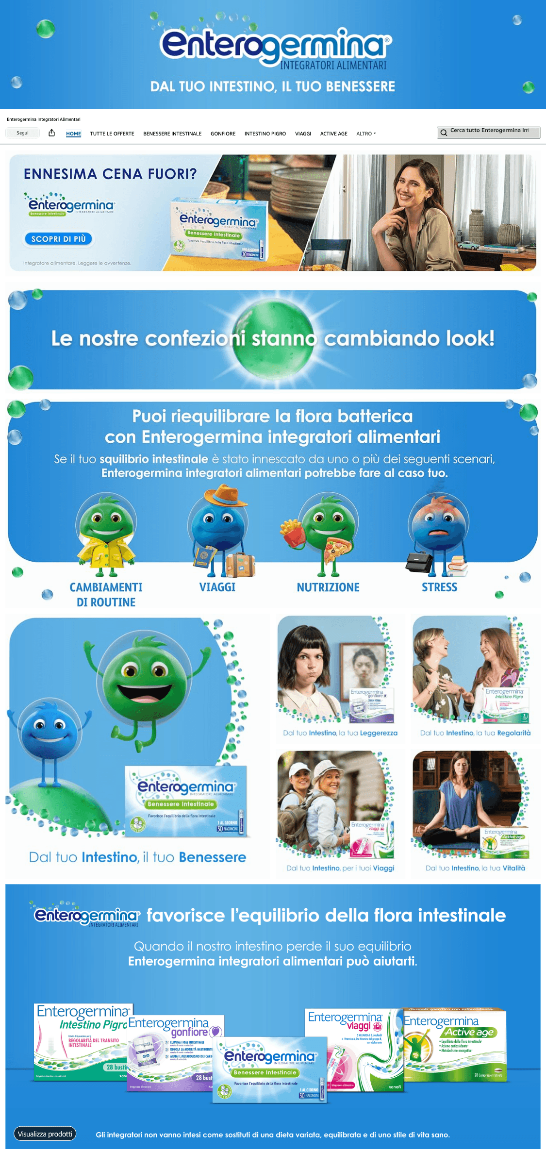 Amazon.it: Enterogermina Integratori Alimentari: Storefront