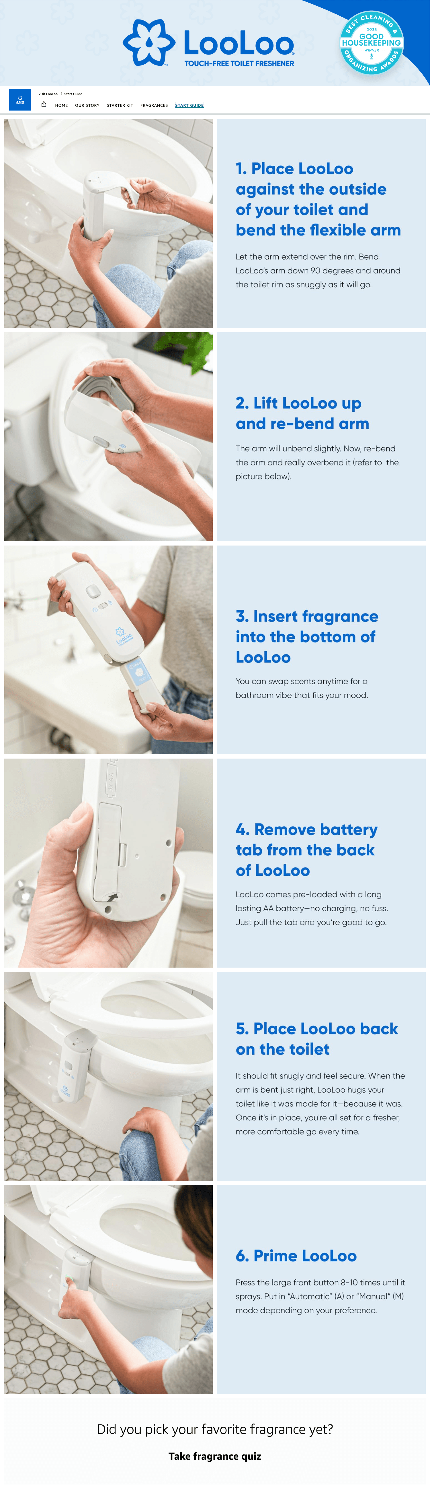 Storefront for Amazon.com: Visit LooLoo : Start Guide