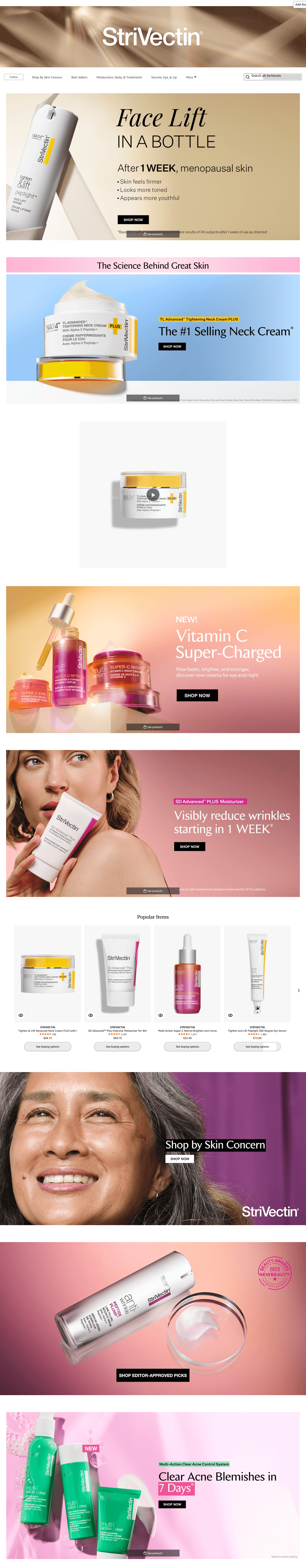 Storefront for Amazon.com: StriVectin