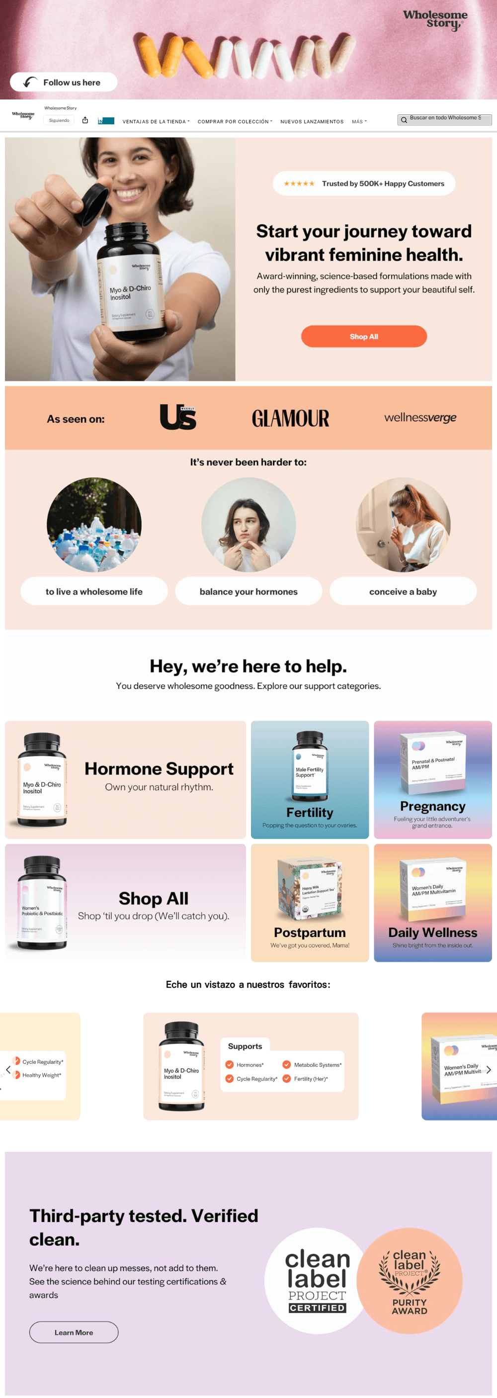 Storefront for Amazon.com: Wholesome Story