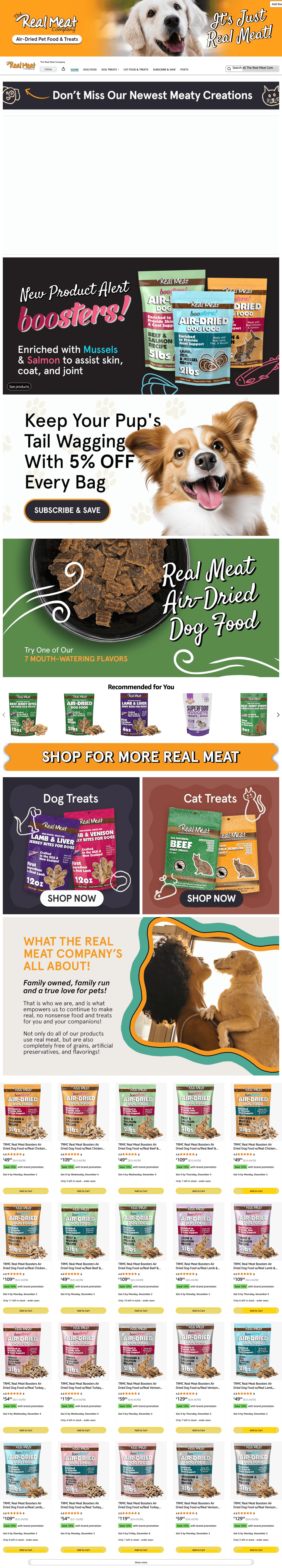 Storefront for Amazon.com: The Real Meat Company