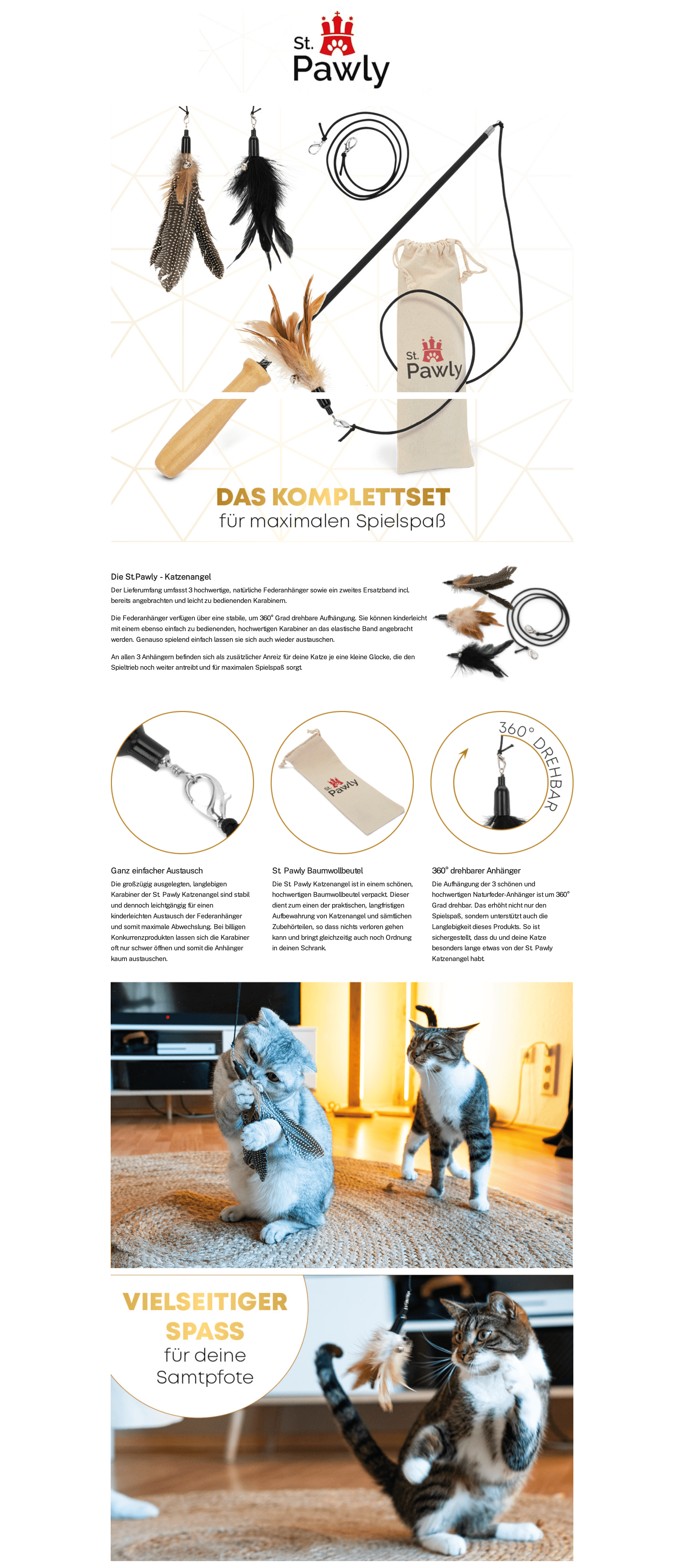 St.Pawly® Katzenangel: A+ Premium