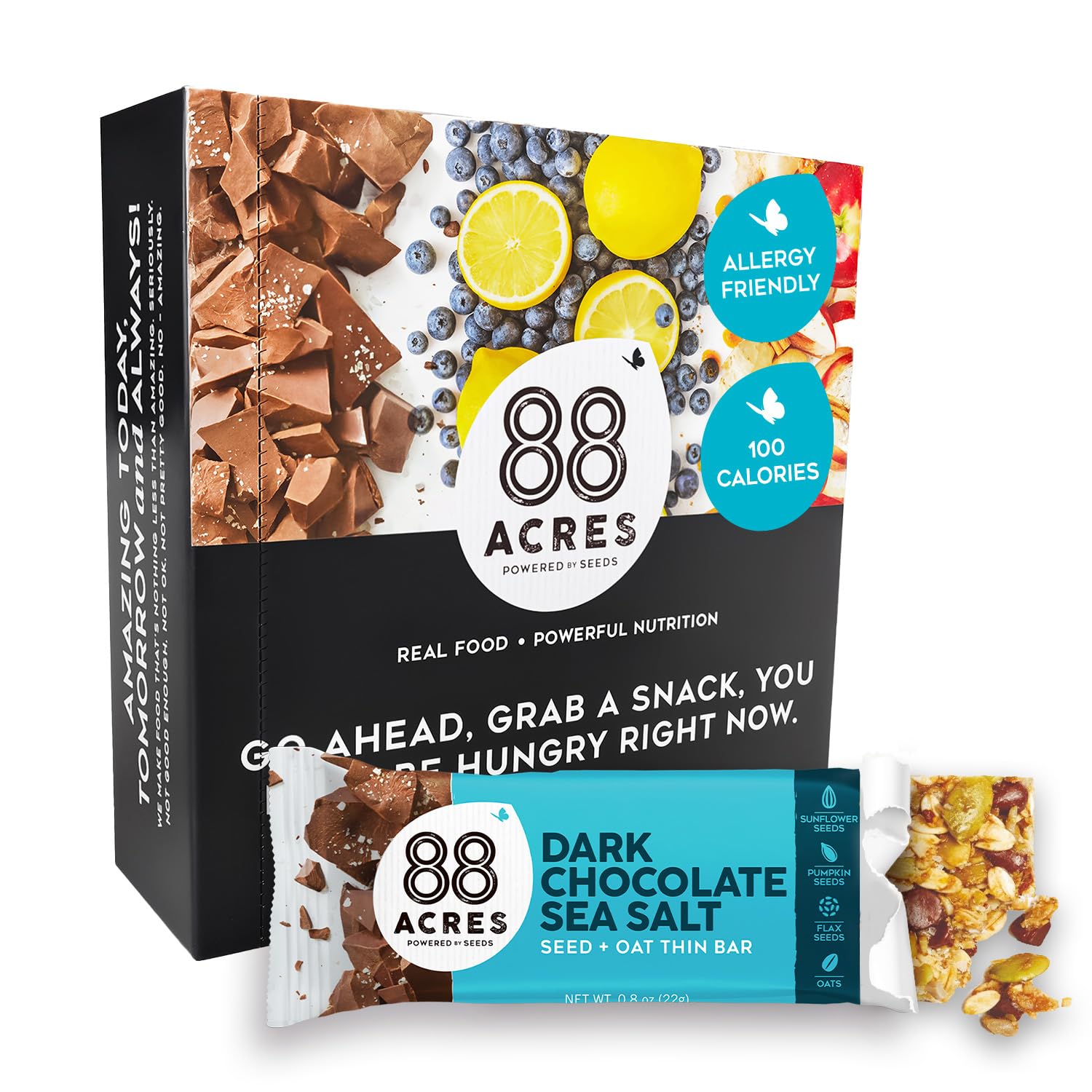 Amazon.com: 88 Acres Granola Bar Thins: Infographics