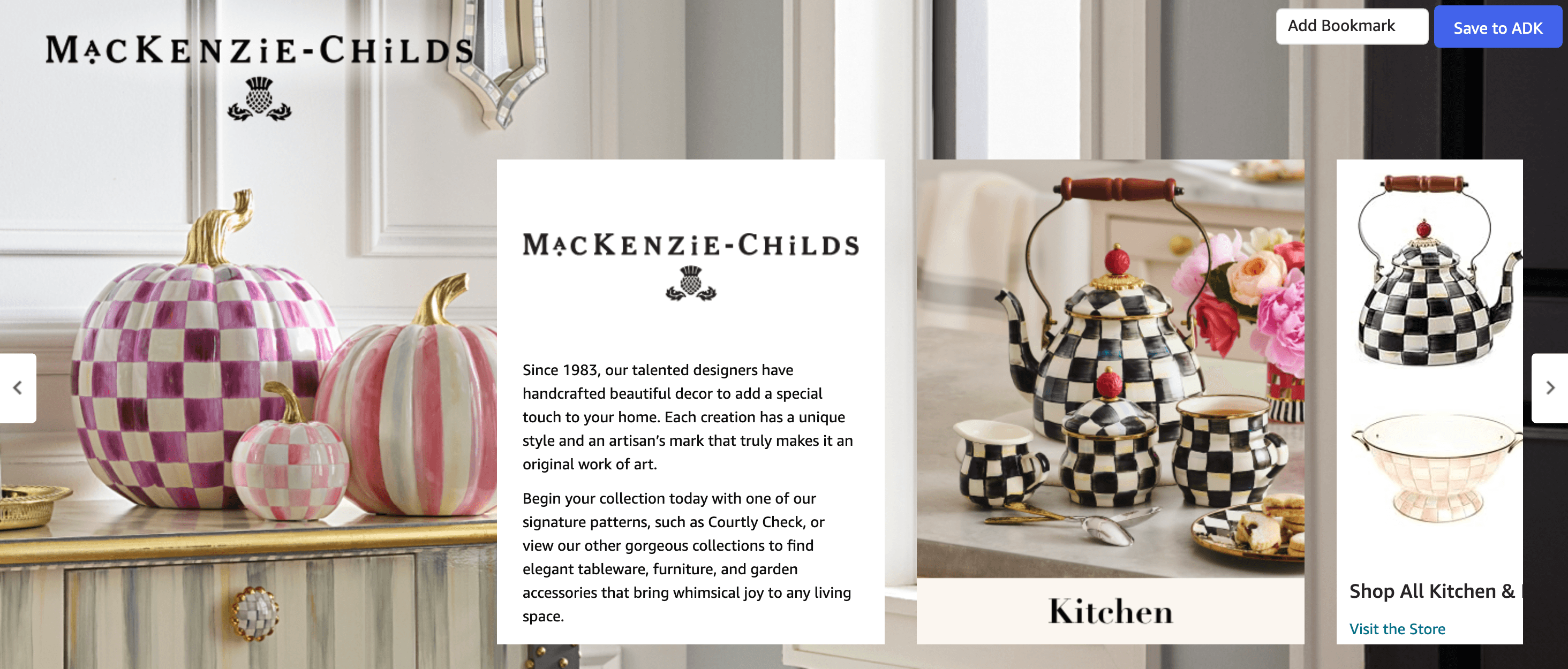 Amazon.com: MACKENZIE-CHILDS Enamel Colander: Brand Stories