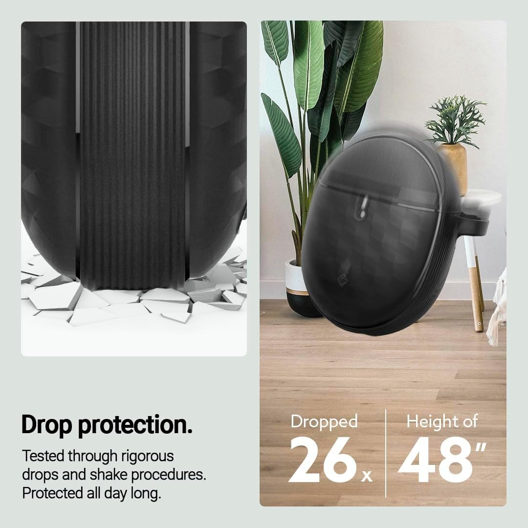 Caseology Parallax Case Compatible with Google Pixel Buds Pro 2 / Pixel Buds Pro 1: Infographics