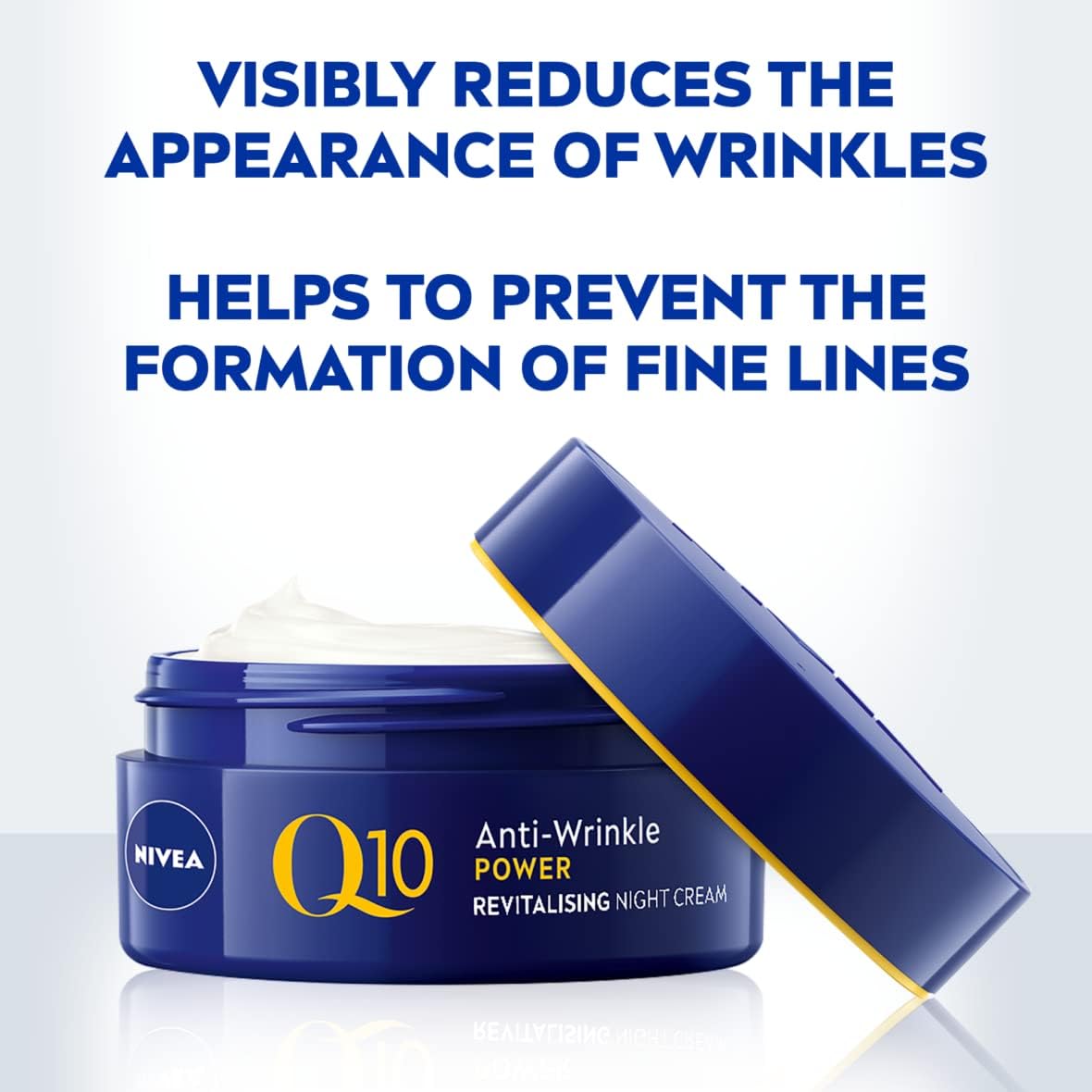 NIVEA Q10 Anti-Wrinkle Power Revitalising Night Cream Anti-Wrinkle Face Cream with Skin…: Infographics