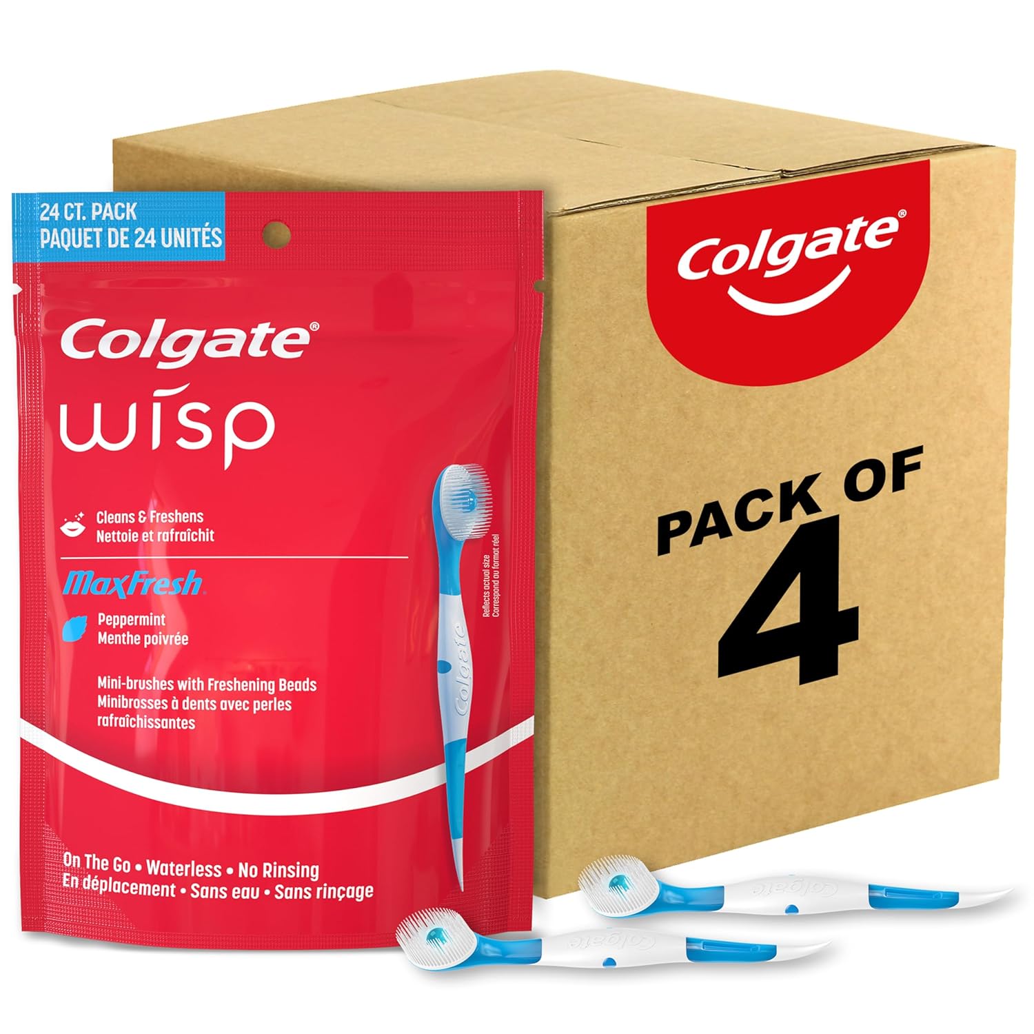 Amazon.com : Colgate Max Fresh Wisp Disposable Mini Travel Toothbrushes: Infographics
