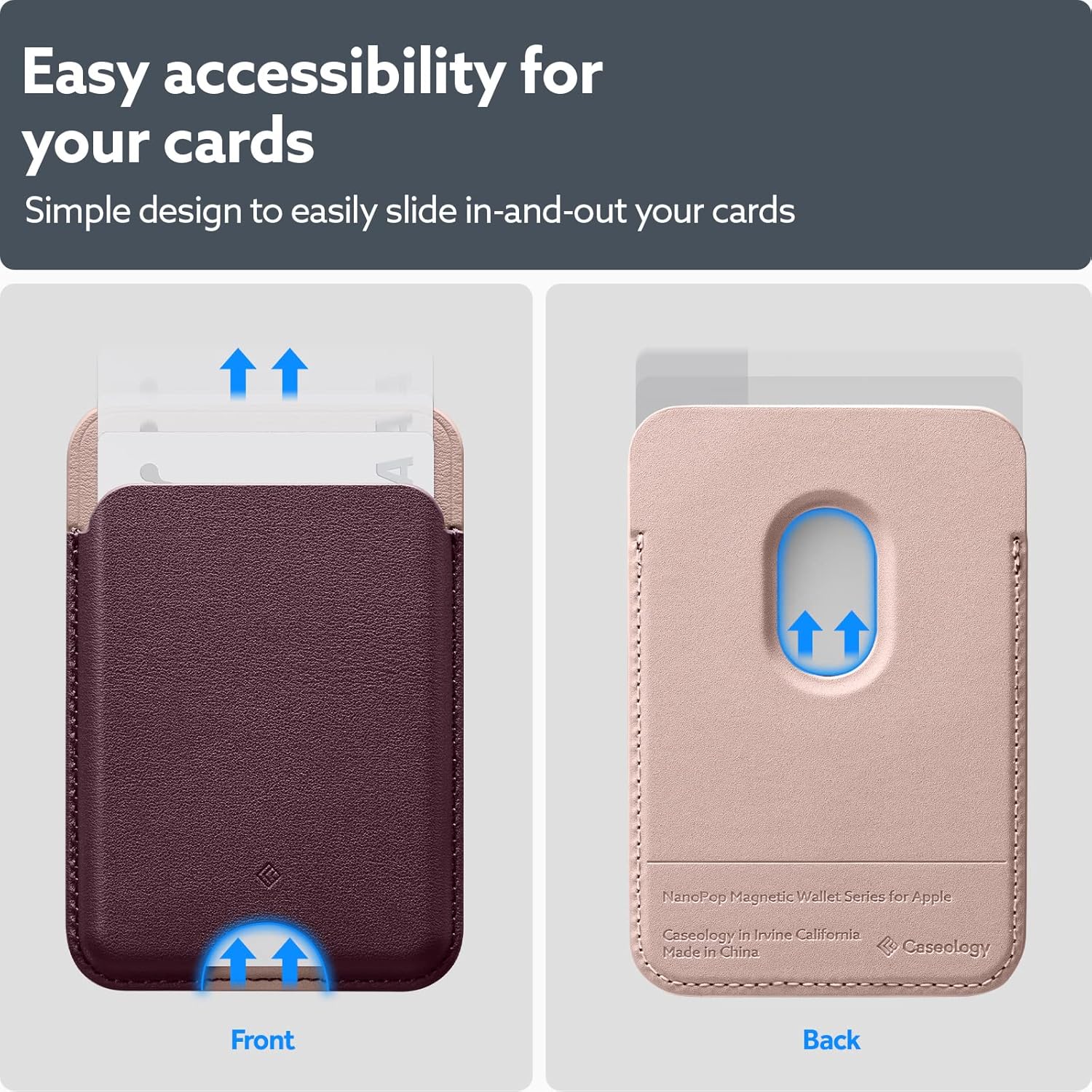Caseology Nano Pop Magsafe Wallet Designed for iPhone 12 Series/iPhone 13 Series/iPhone…: Infographics
