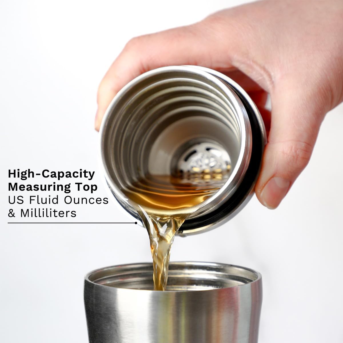 Infographics for Amazon.com: Elevated Craft Hybrid Cocktail Shaker