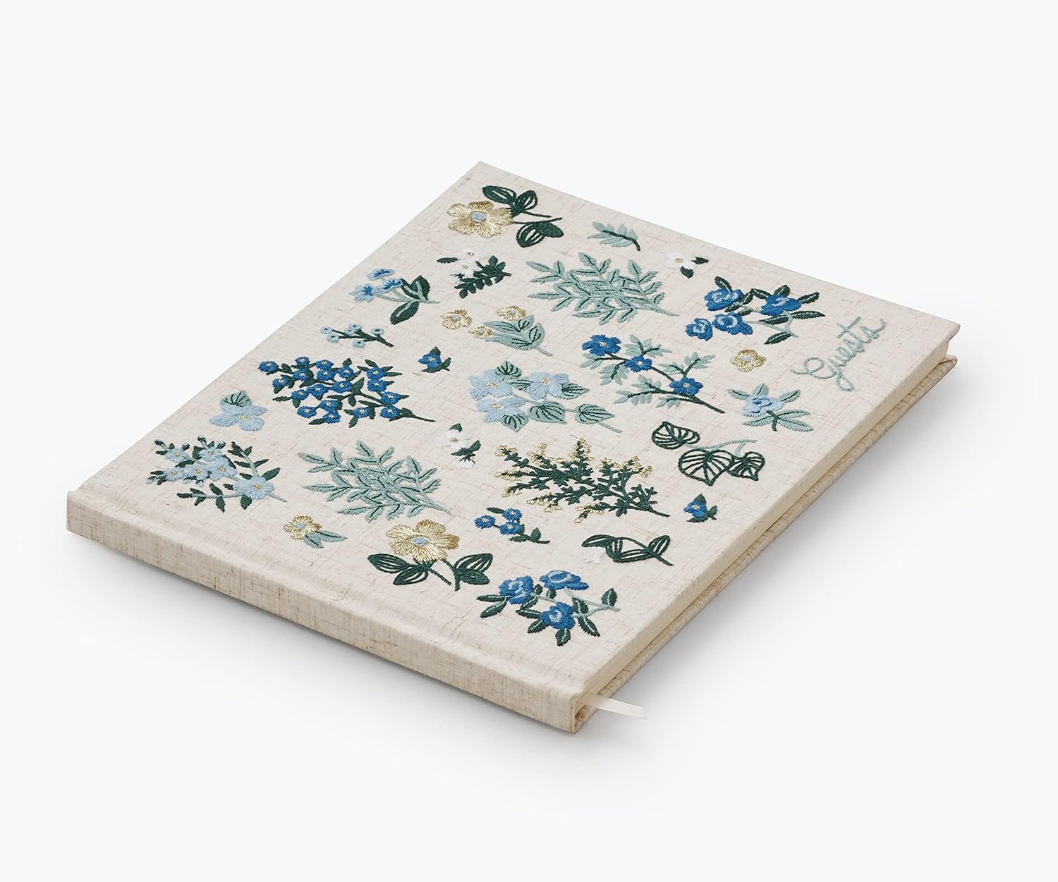 Amazon.com: RIFLE PAPER CO. Wildwood Embroidered Fabric Guest Book: Infographics