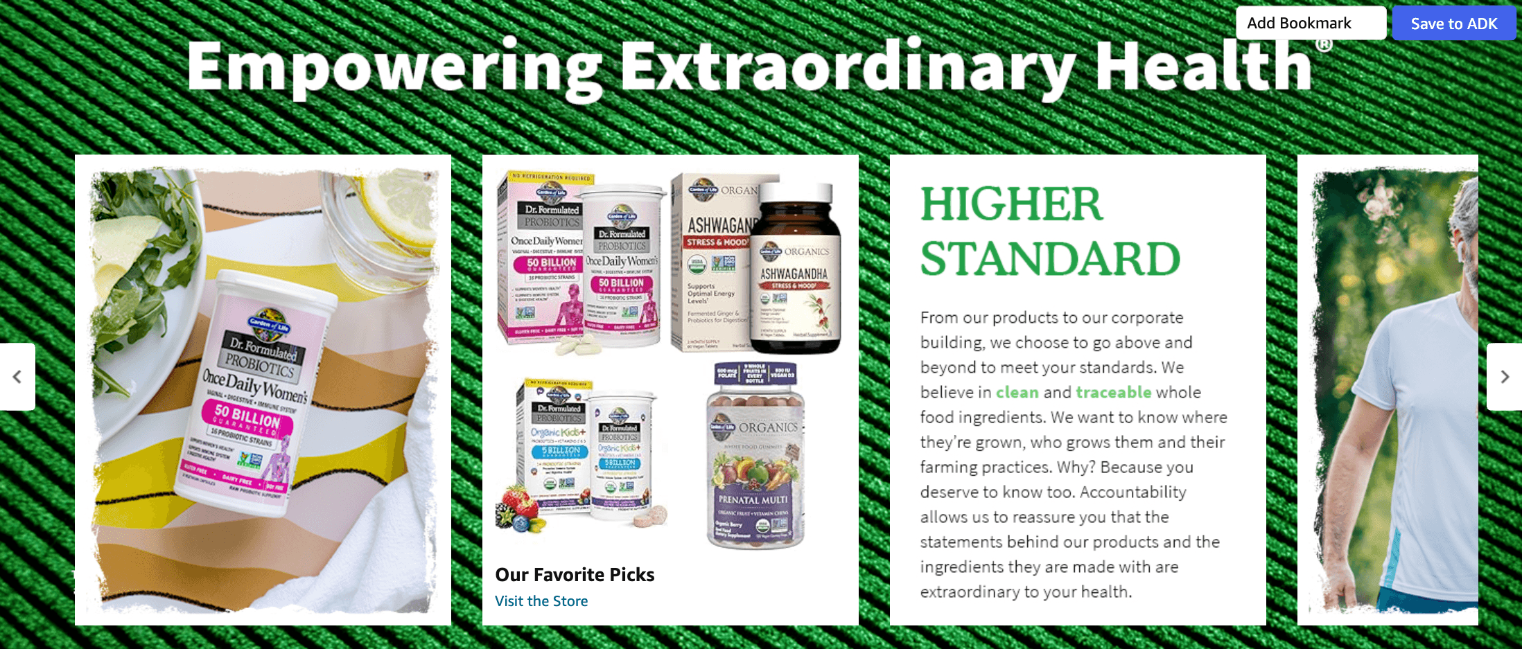 Brand Stories for Amazon.com: Garden of Life Raw Organic Meal Replacement Shakes