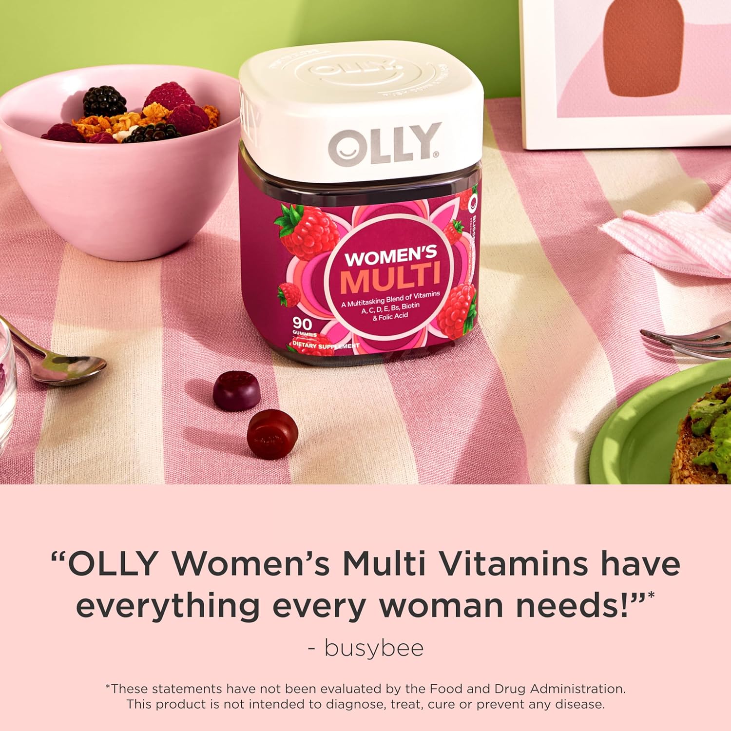 Amazon.com: OLLY Women's Multivitamin Gummy: Infographics