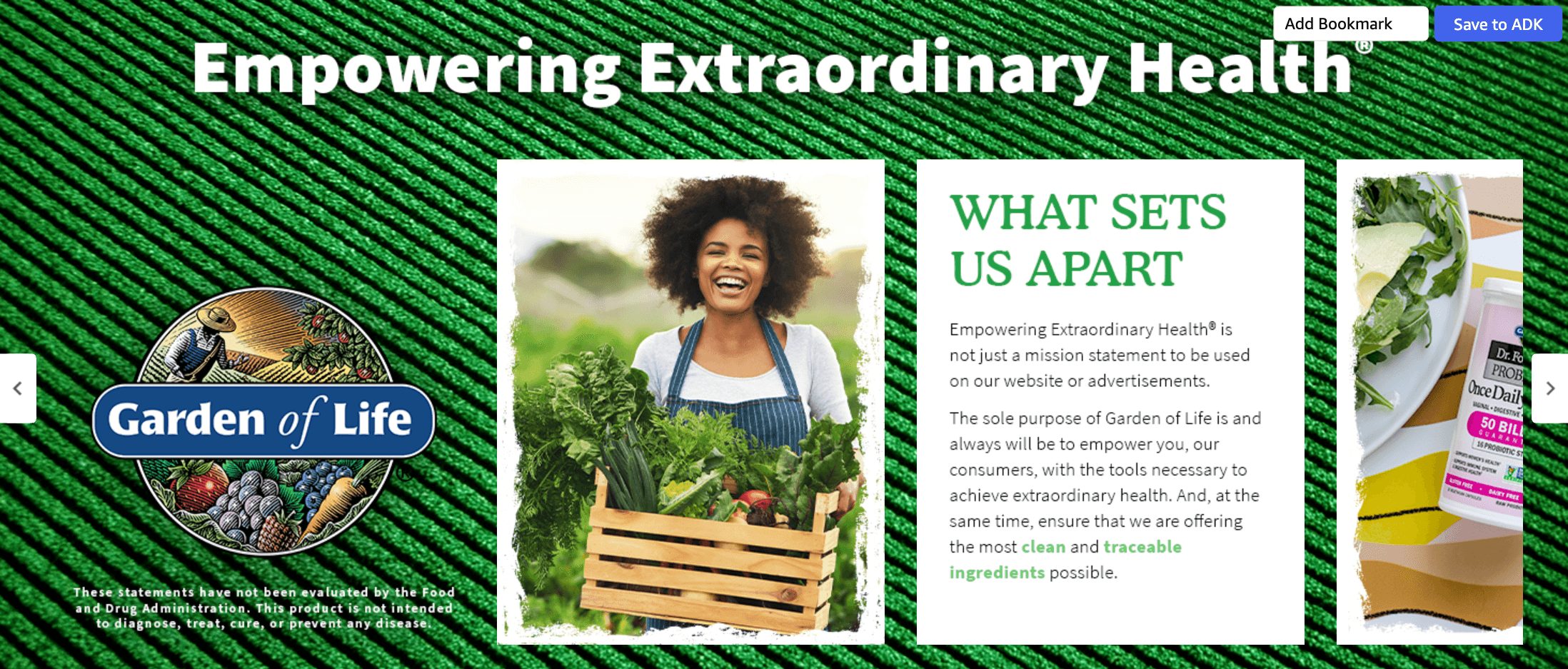 Brand Stories for Amazon.com: Garden of Life Raw Organic Meal Replacement Shakes