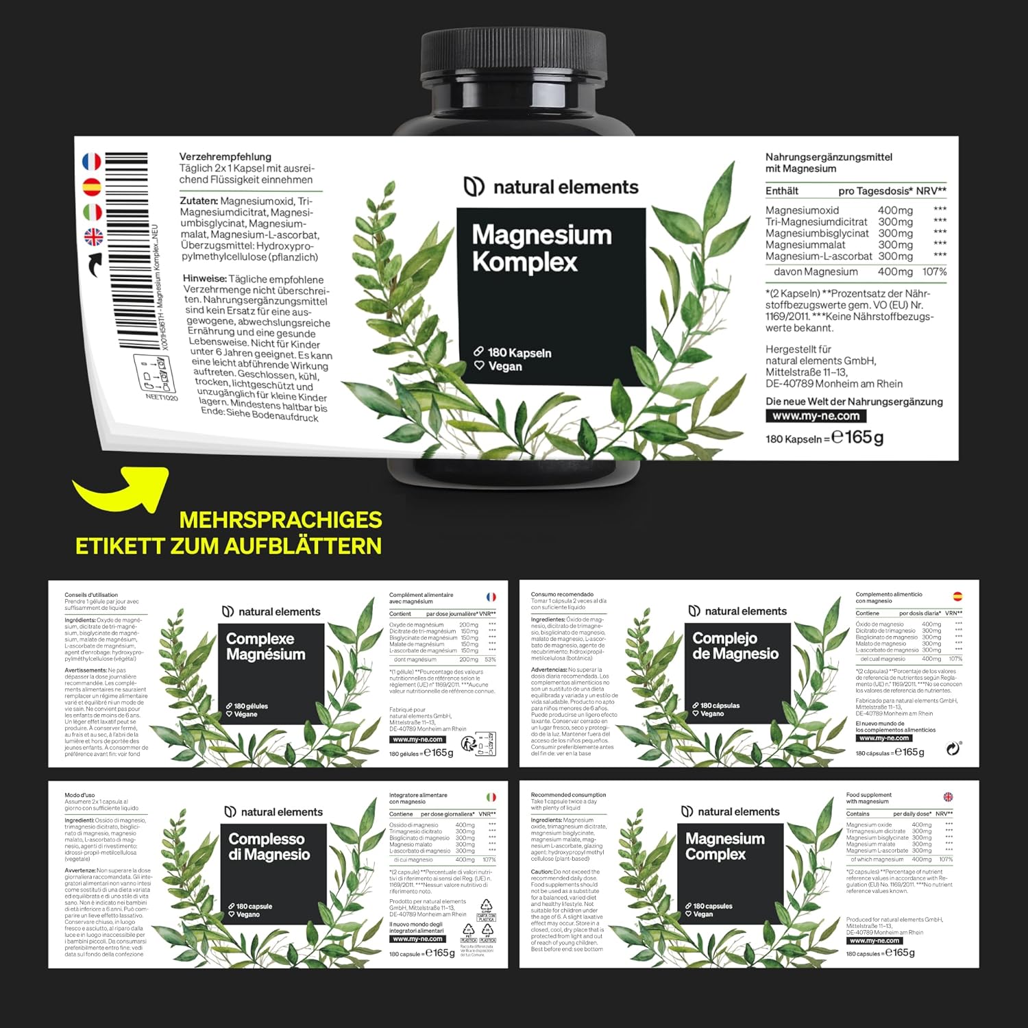 Magnesium Komplex: Infographics