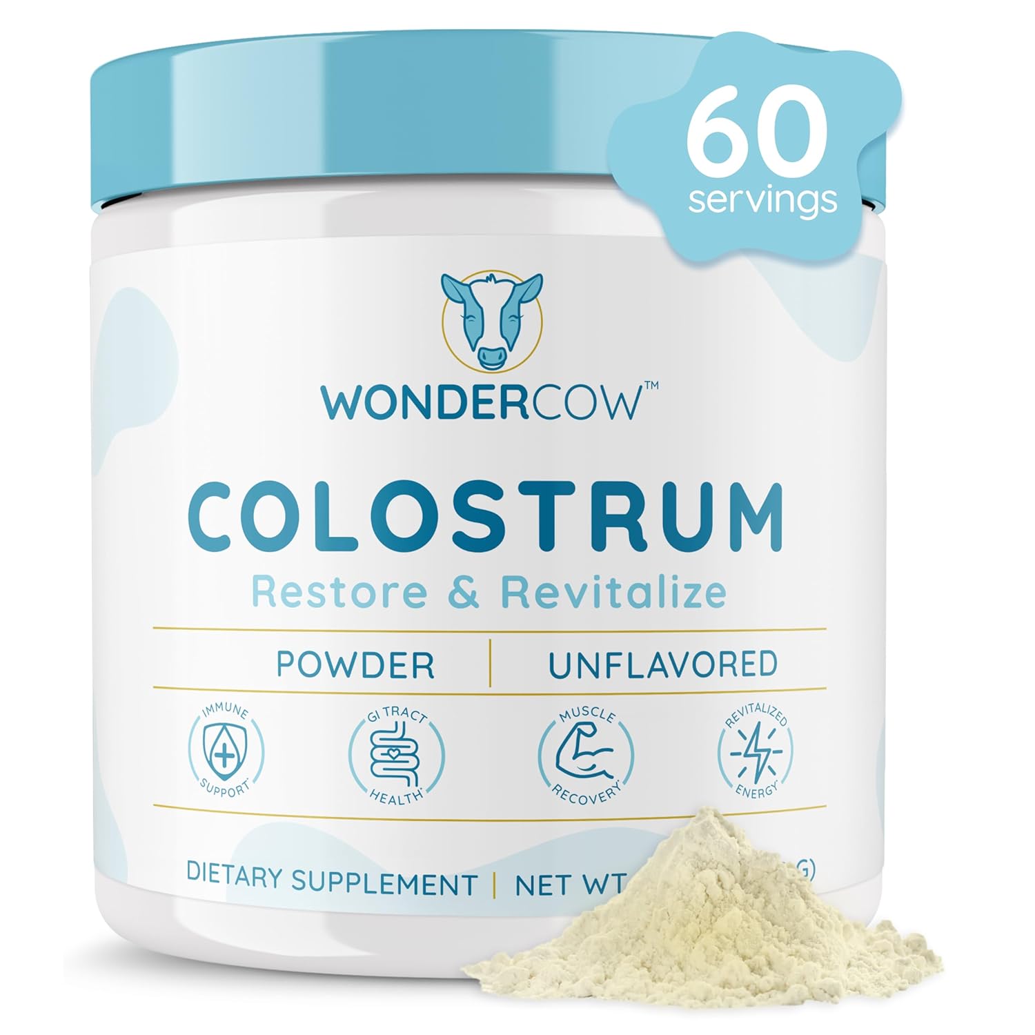 Amazon.com : WONDERCOW Colostrum Supplement Powder for Gut Health: Infographics