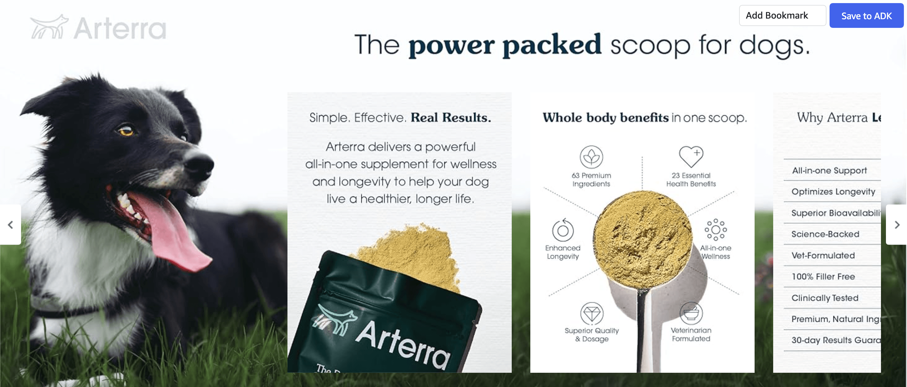 Amazon.com : All-in-One Dog Supplement for Advanced Wellness & Longevity: Brand Stories