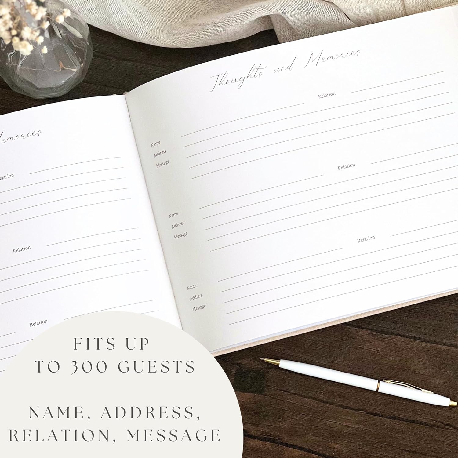 Amazon.com: Funeral Guest Book for 2024 Celebration Of Life Memorial Service: Infographics