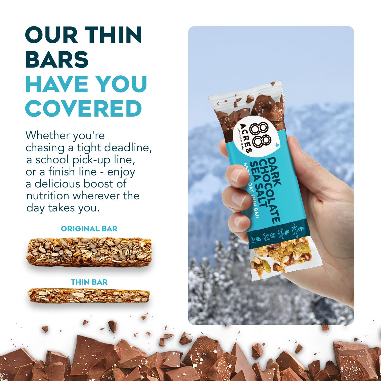 Amazon.com: 88 Acres Granola Bar Thins: Infographics