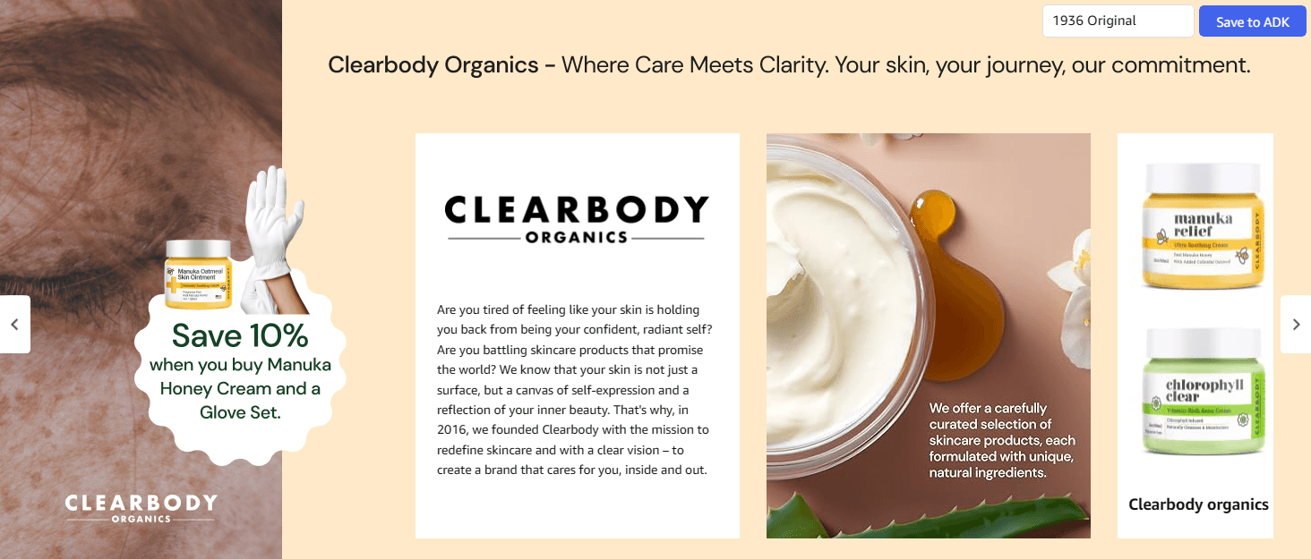 Amazon.com: Clearbody Organics: Brand Stories