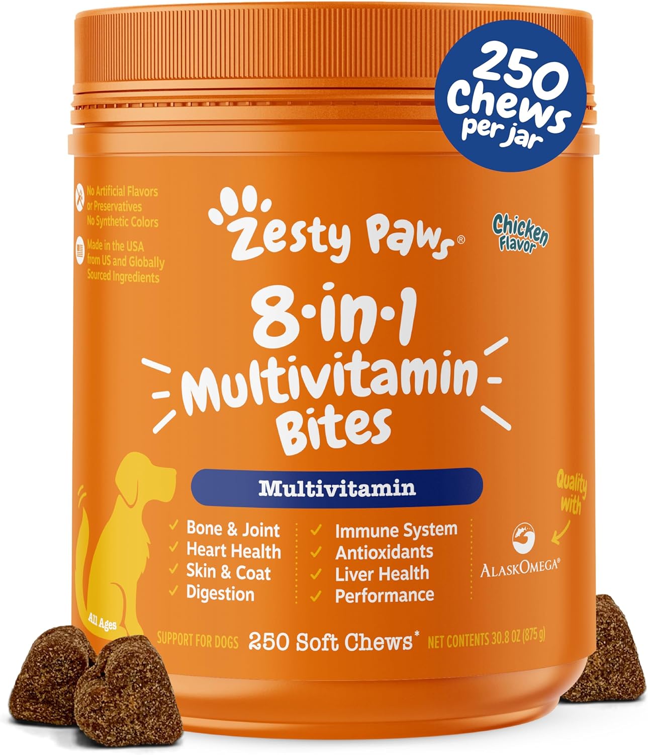 Amazon.com: Zesty Paws Multivitamin Treats for Dogs: Infographics