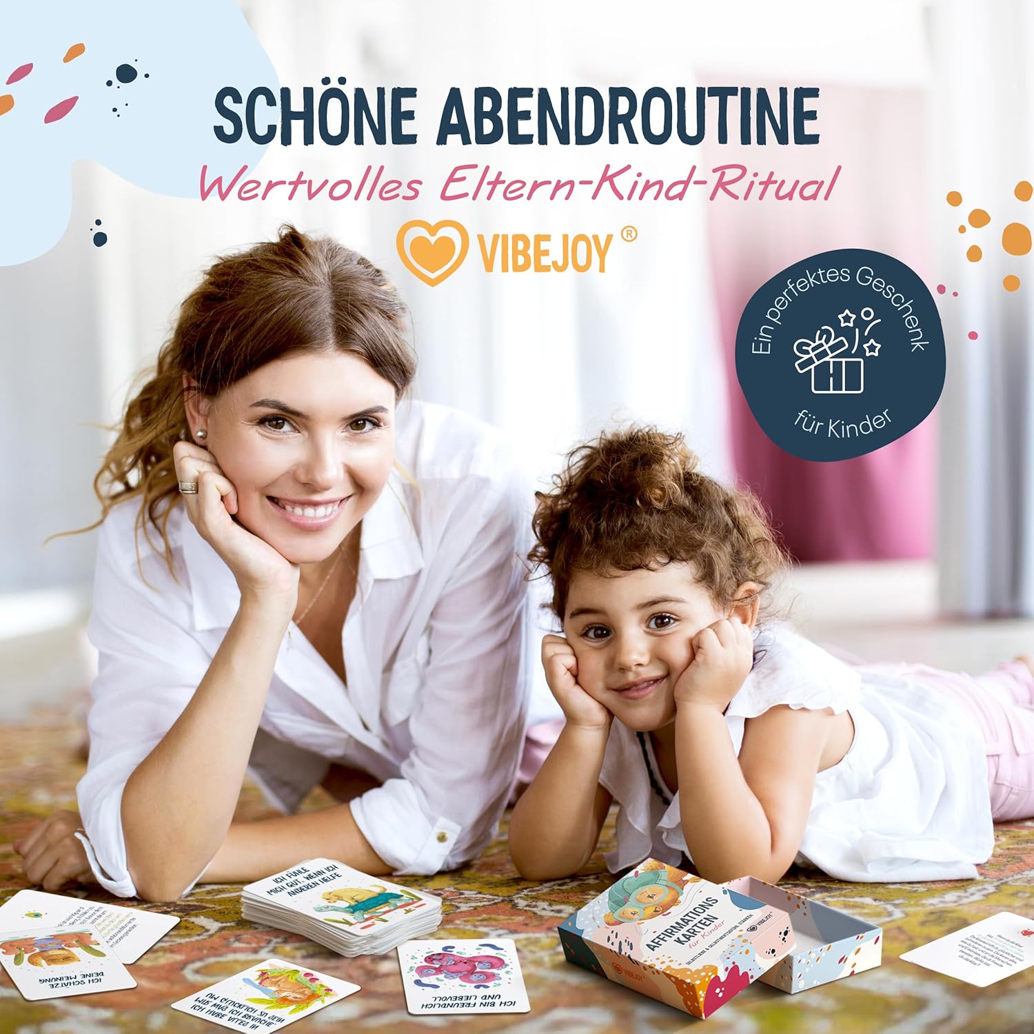 Vibejoy® Affirmationskarten Kinder: Infographics