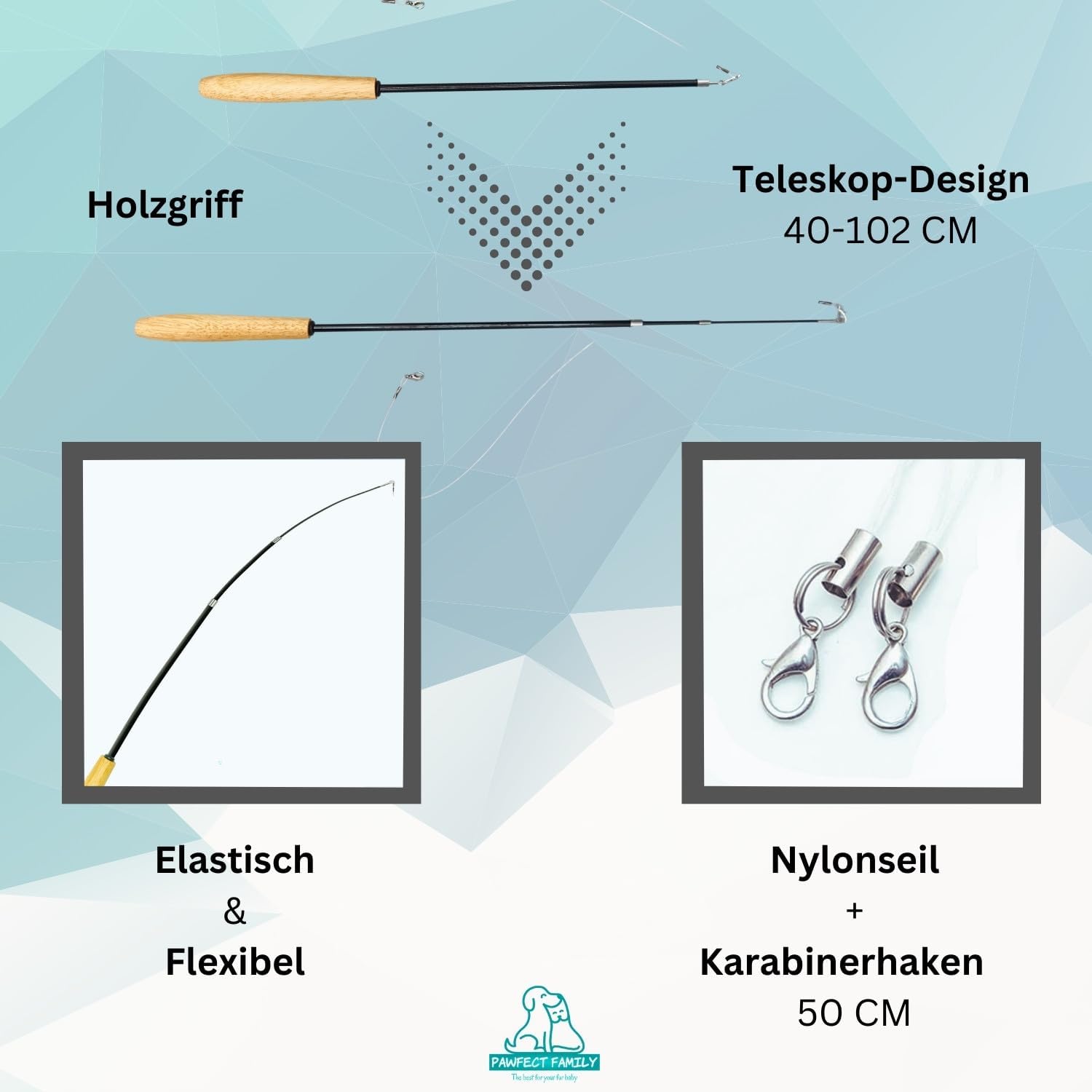 Pawfect Family® Interaktives Katzenspielzeug Set: Infographics