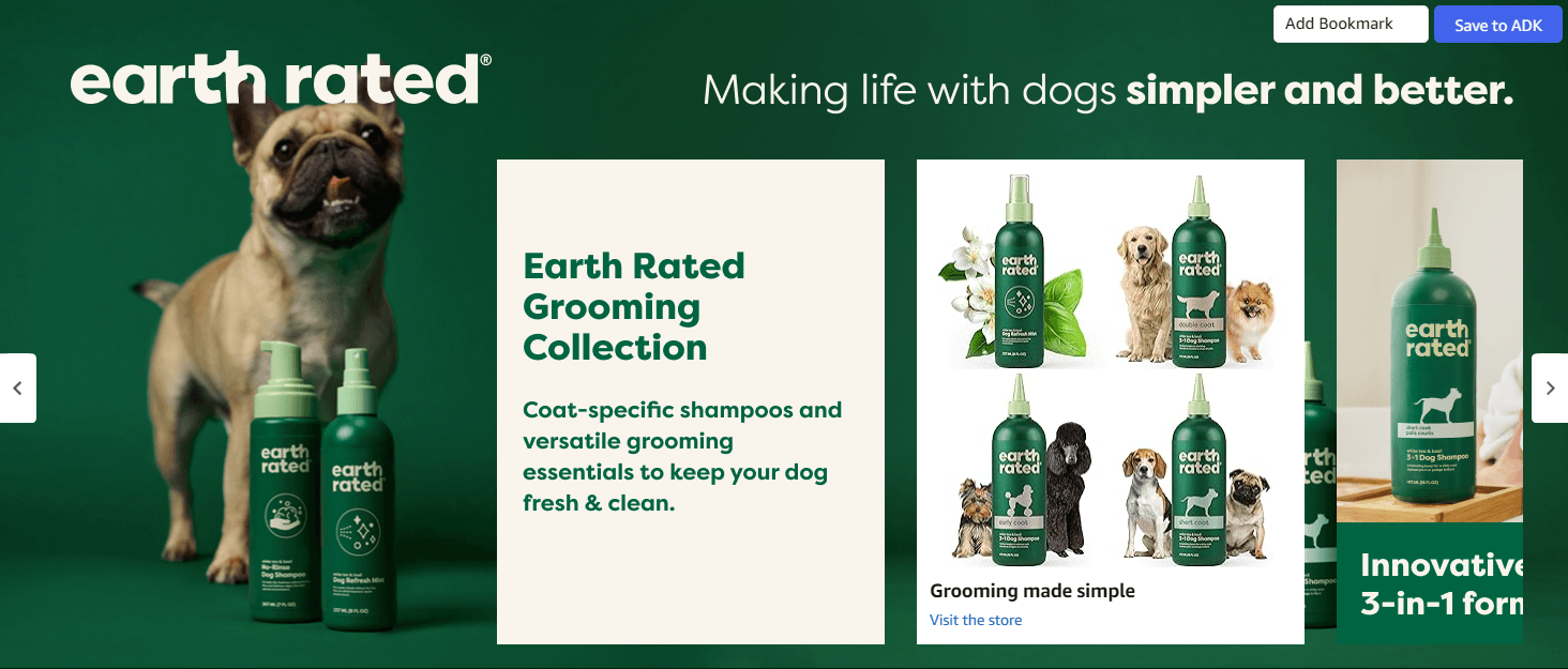 Earth Rated Coat-Specific 3-in-1 Double-Coated Dog & Puppy Shampoo: Brand Stories