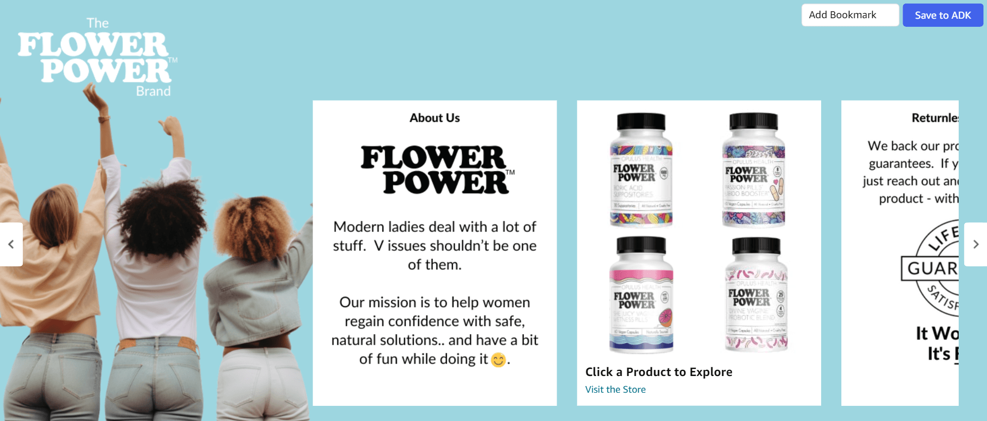 Amazon.com : Flower Power She Juicy Vaginal Moisturizer: Brand Stories