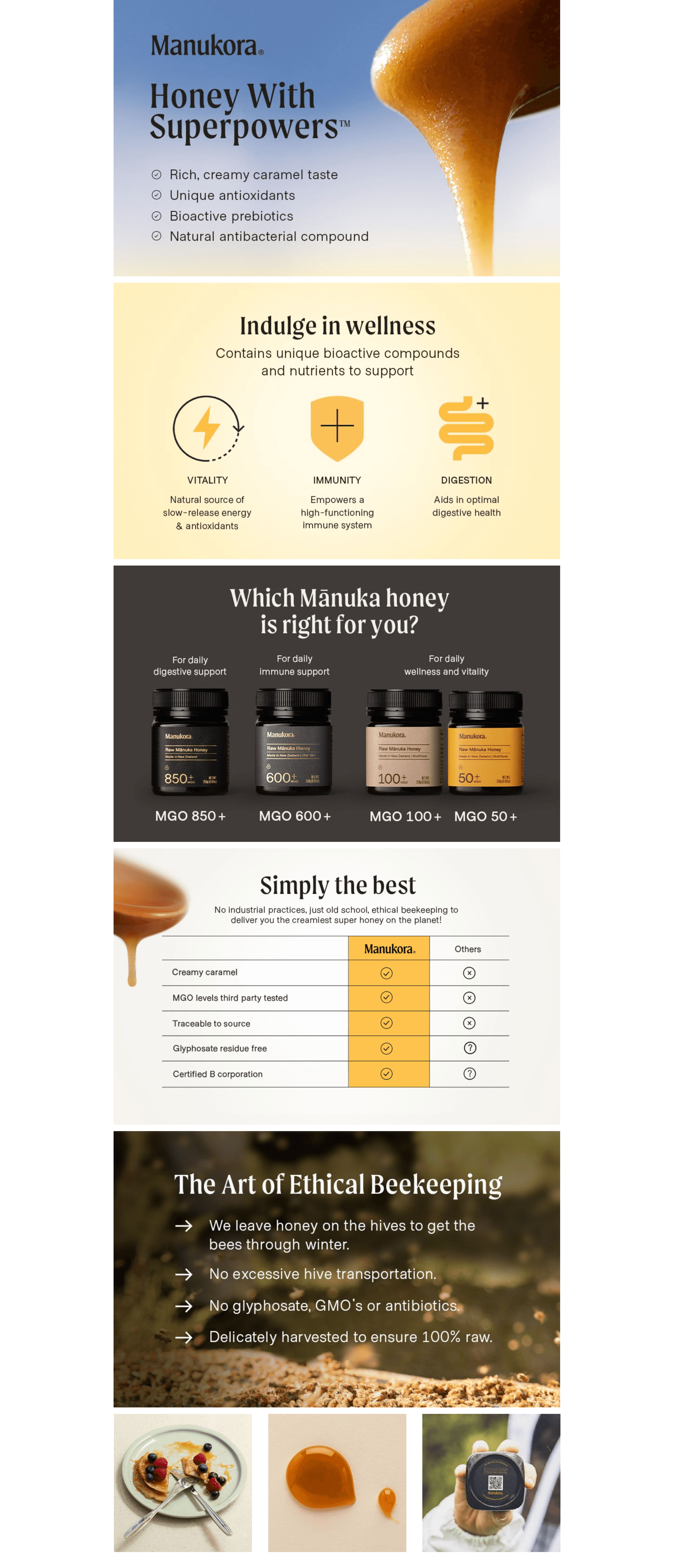 Amazon.com : Manukora Raw Manuka Honey: A+ Premium