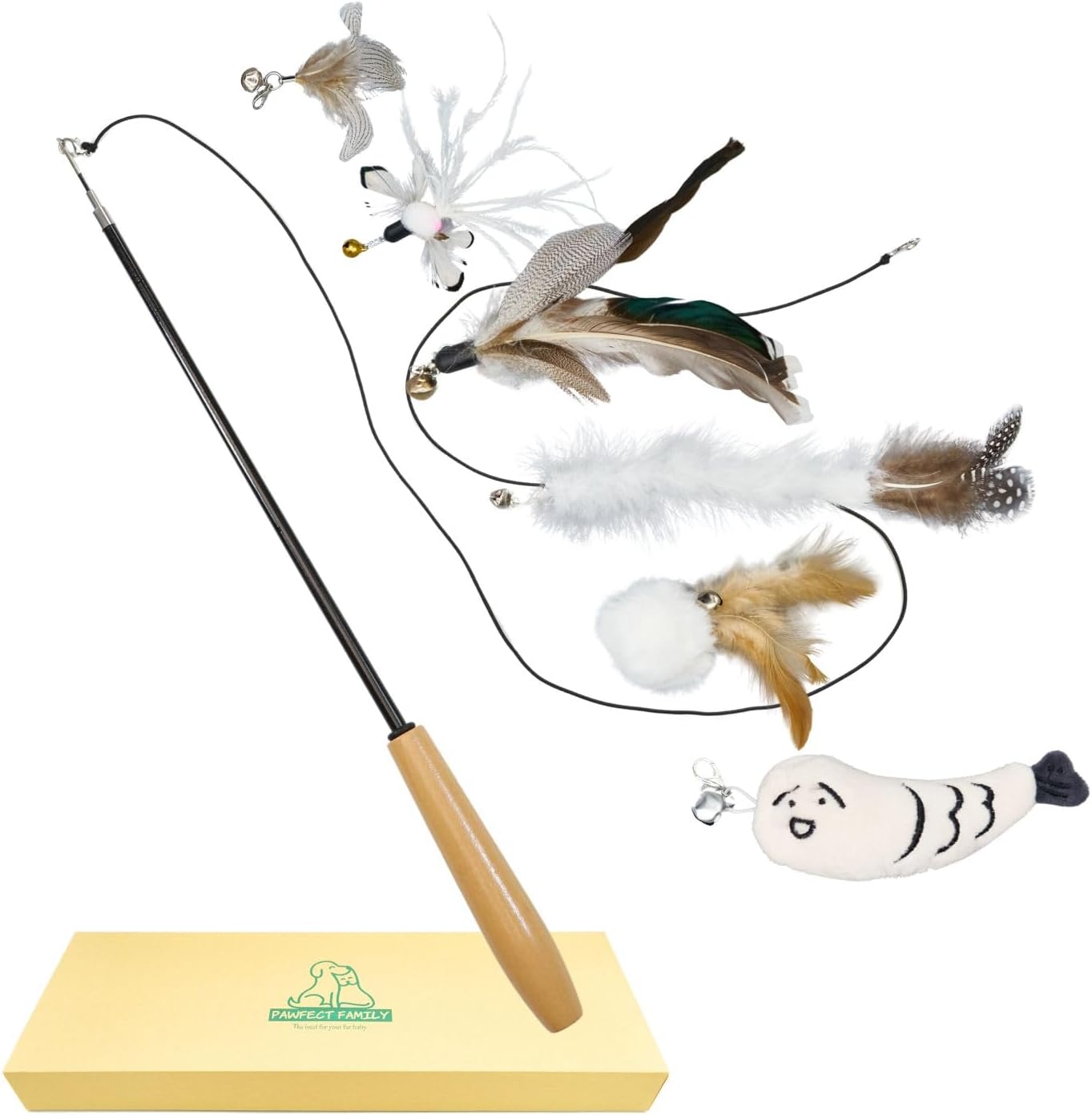 Pawfect Family® Interaktives Katzenspielzeug Set: Infographics