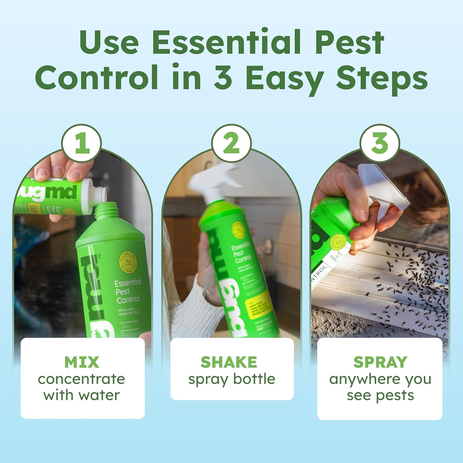Amazon.com: BugMD Ant Killer & Bug Spray Concentrate: Infographics