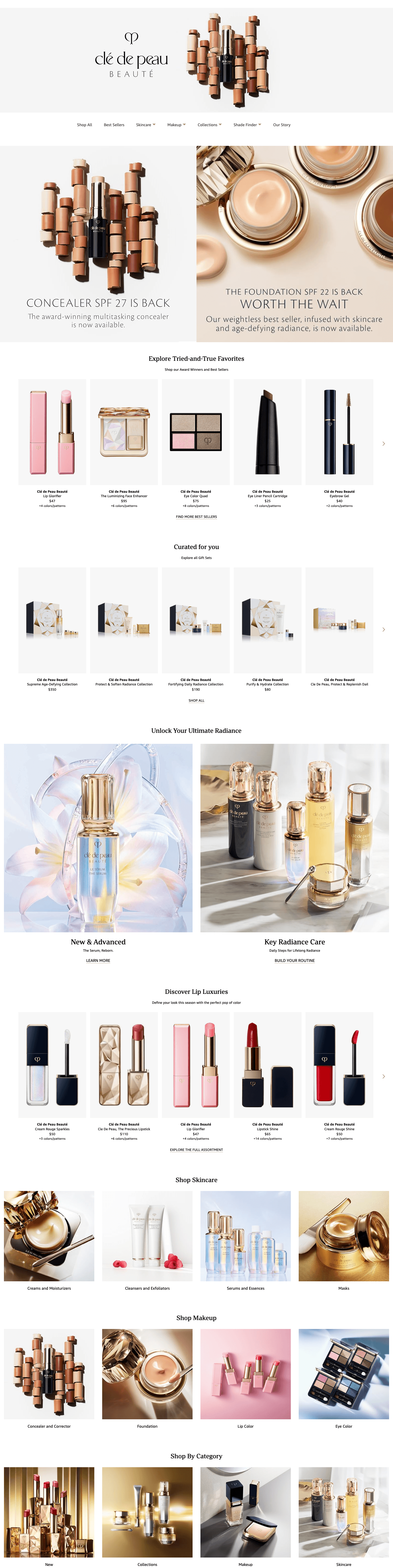 Amazon.com: Clé de Peau Beauté: Storefront
