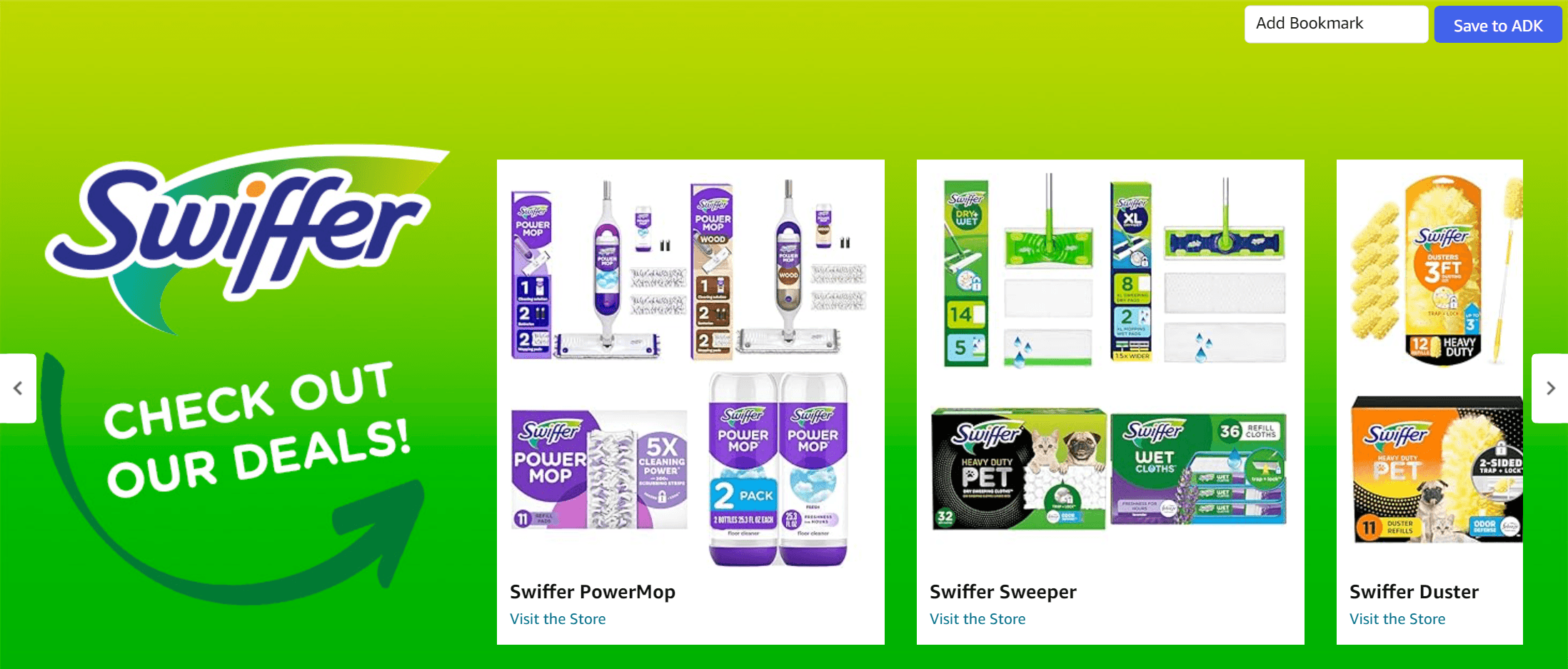Amazon.com: Swiffer Sweeper 2-in-1 Dry + Wet Floor Mopping and Sweeping Kit: Brand Stories